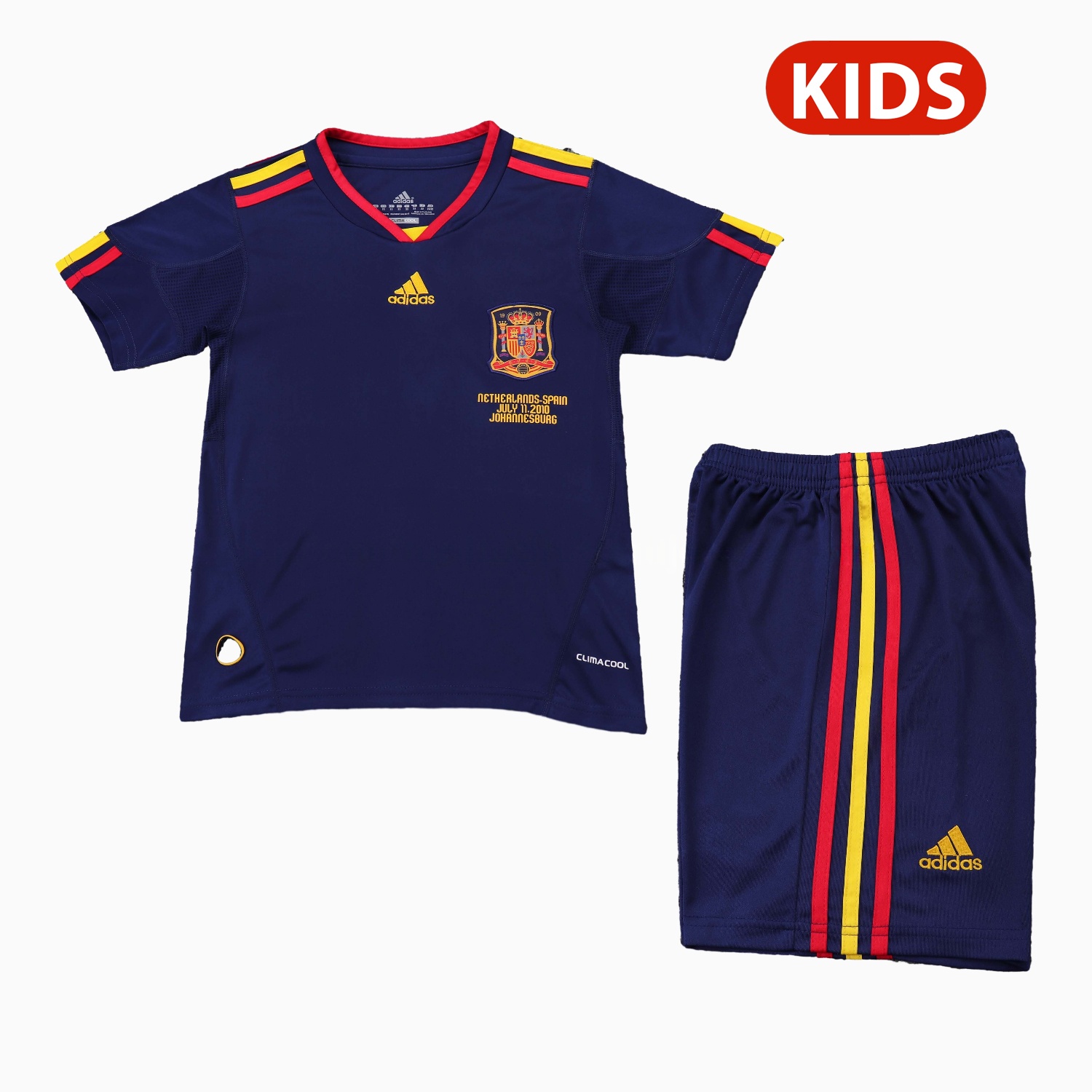 Retro Spain 2010 Away Kids Kit - ManixJersey