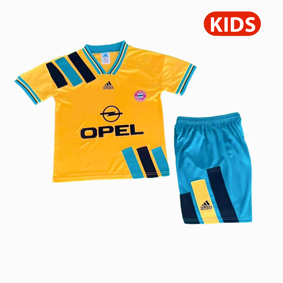 Retro Bayern Munich 1993-96 Away Kids Kit - ManixJersey
