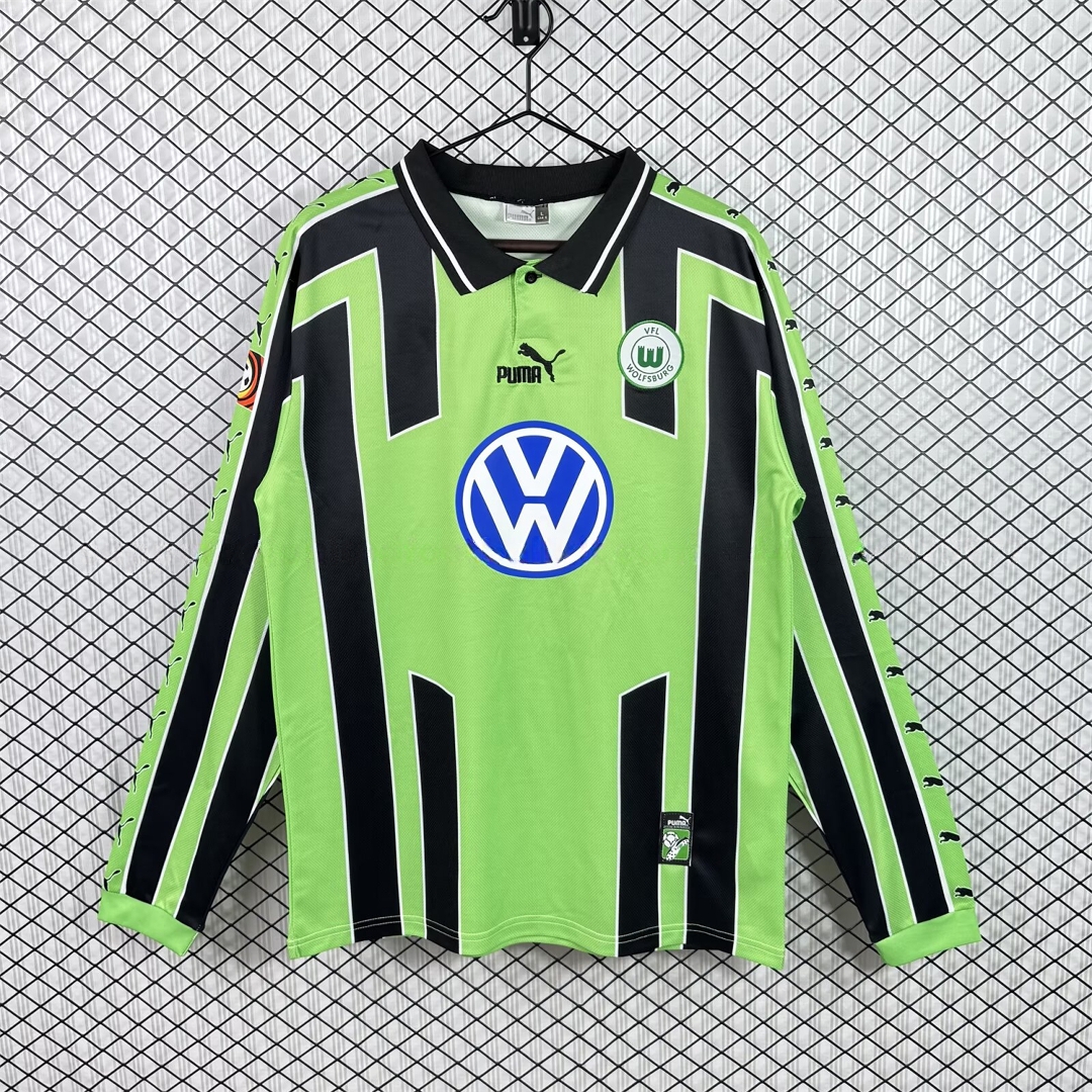 Retro Wolfsburg 1999-00 Away Long Sleeves Jersey - ManixJersey