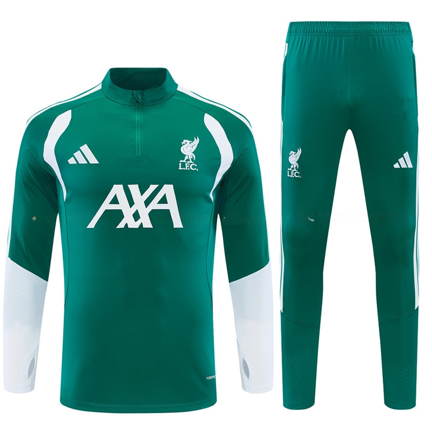 Liver.pool 26-27 Long Sleeve Training Set - Green Top & Green Pants - ManixJersey