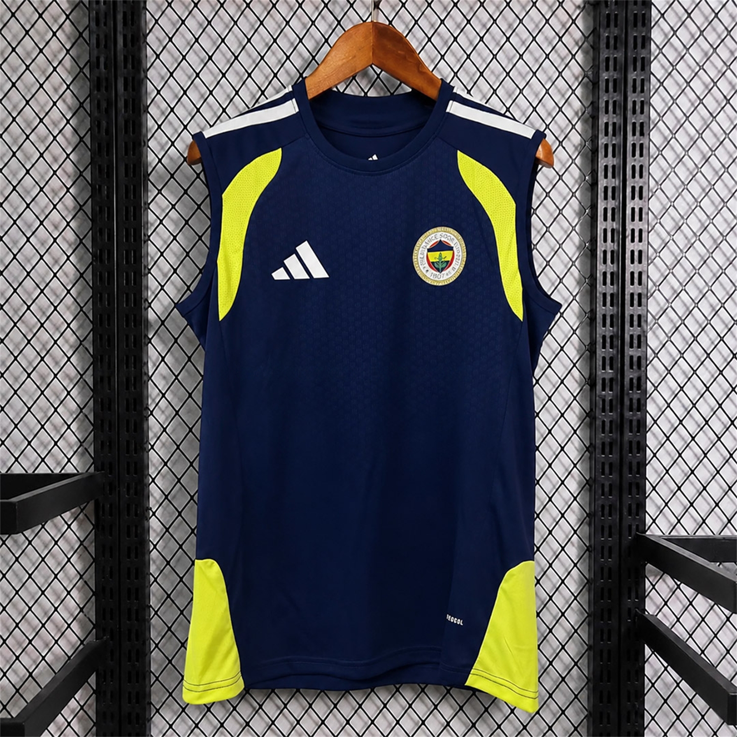 Fenerbahce 26-27 Dark Blue With Yellow Training Vest - ManixJersey