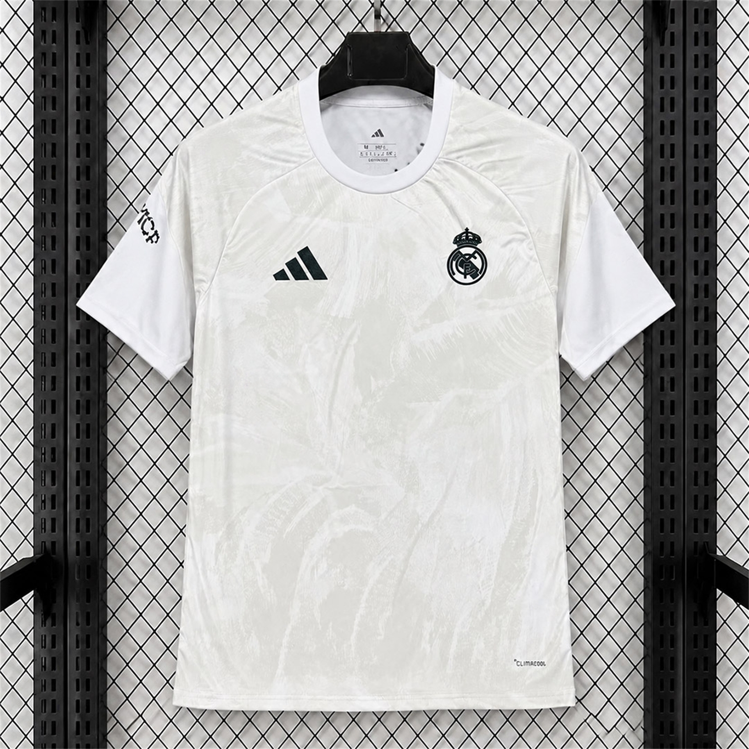 Real Madrid 26-27 White With Light Beige Pre-Match Jersey - Fans Version - ManixJersey
