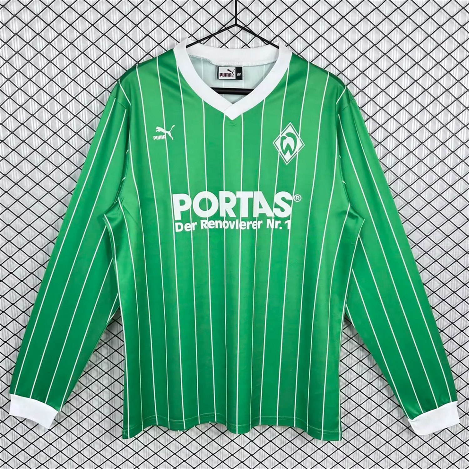 Retro Werder Bremen 1988-89 Away Long Sleeves Jersey - ManixJersey
