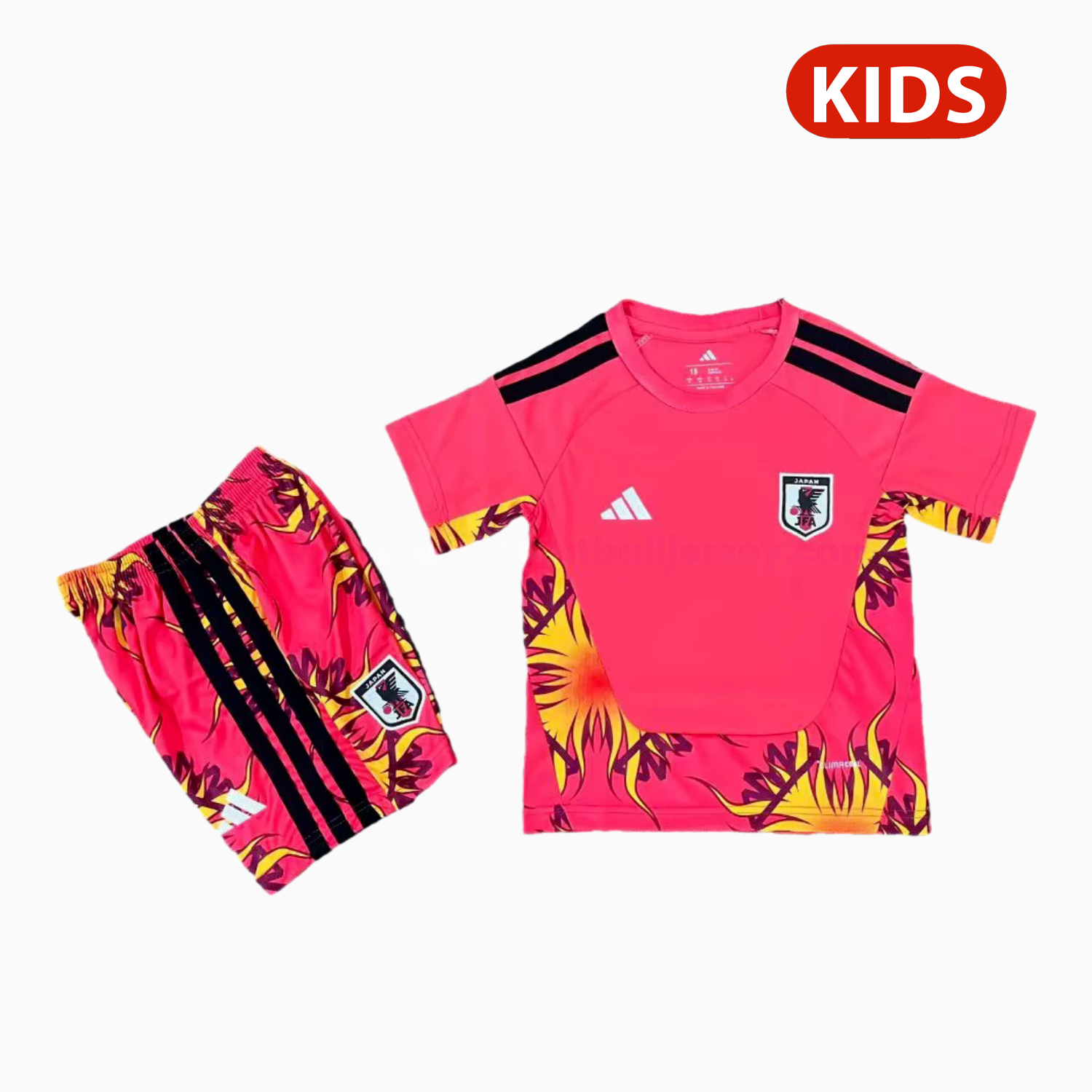 Japan 2026 Red Goalkeeper Kids Kit - ManixJersey