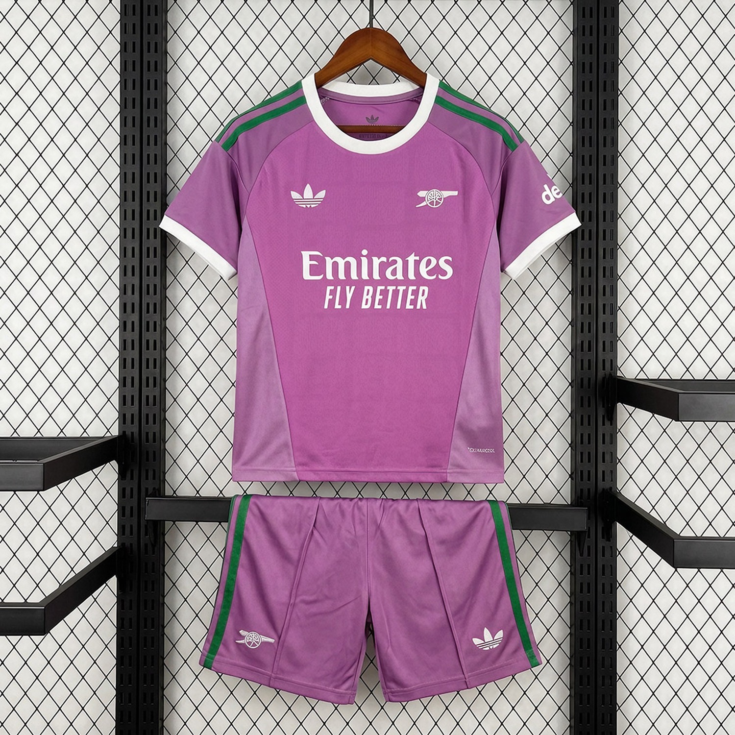 Arsenal 26-27 Purple Goalkeeper Kids Kit - ManixJersey