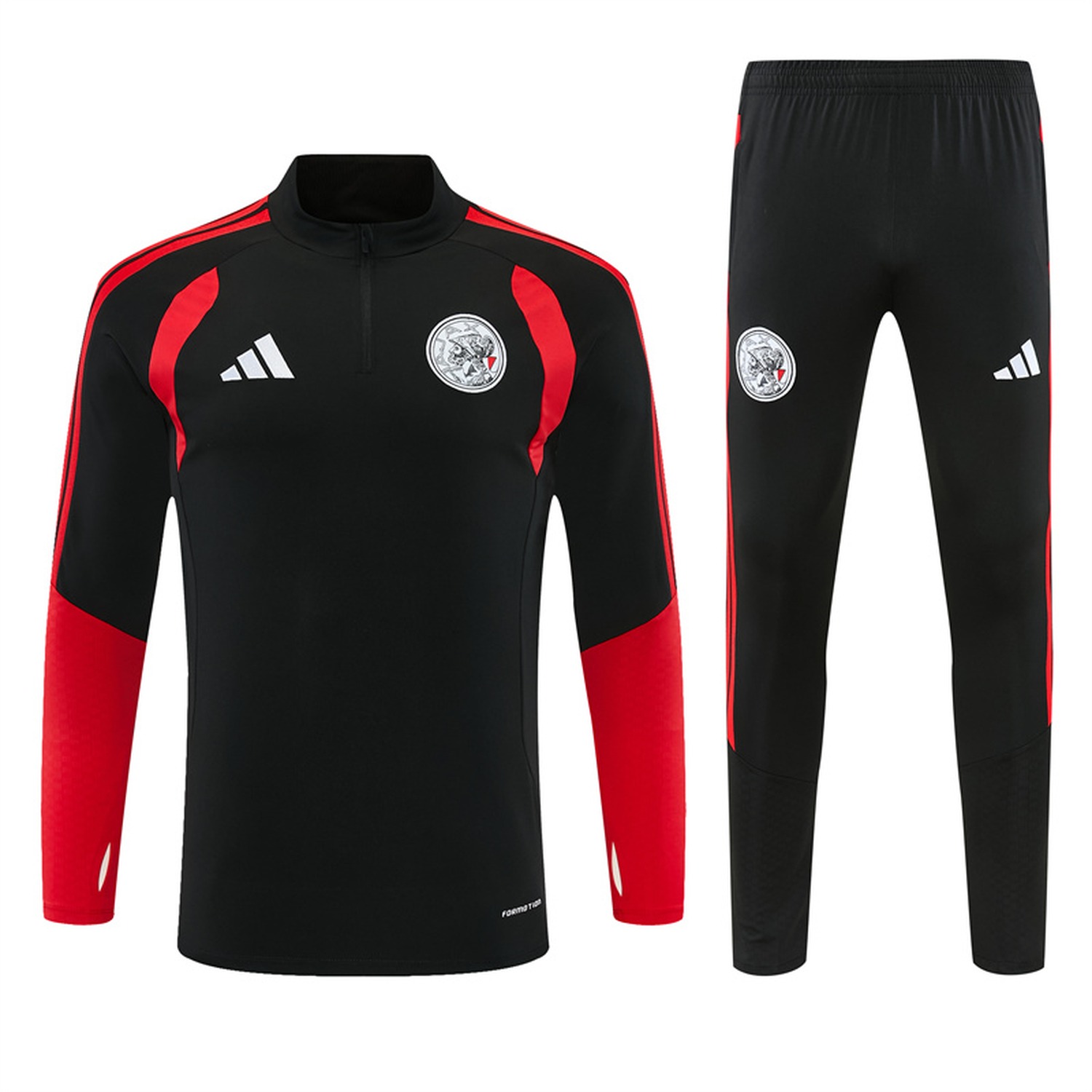 Ajax 26-27 Long Sleeve Training Set - Black Top & Black Pants - ManixJersey