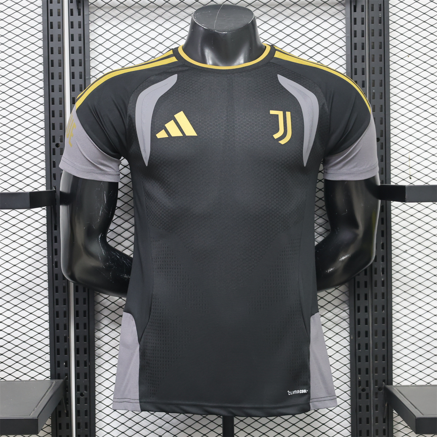 Juventus 26-27 Black Grey Training Jersey - Player Version - ManixJersey