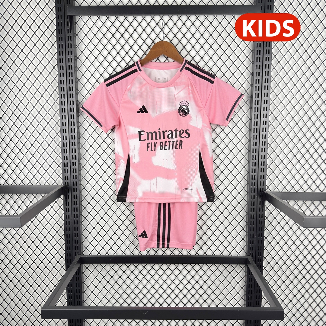 Real Madrid 26-27 Pink Special Kids Kit - ManixJersey