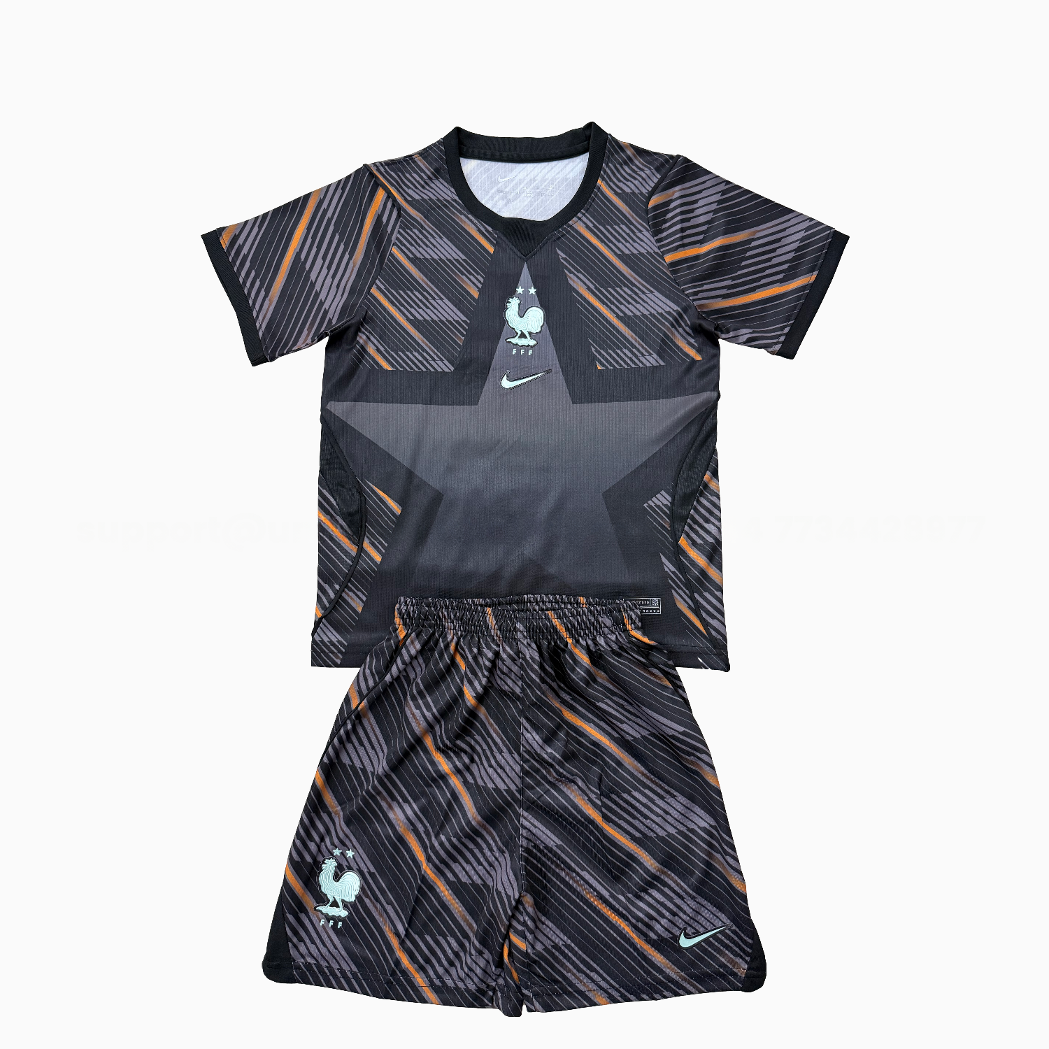 France 2026 Goalkeeper Black Men's Adult Jersey Set - Fans Version - ManixJersey