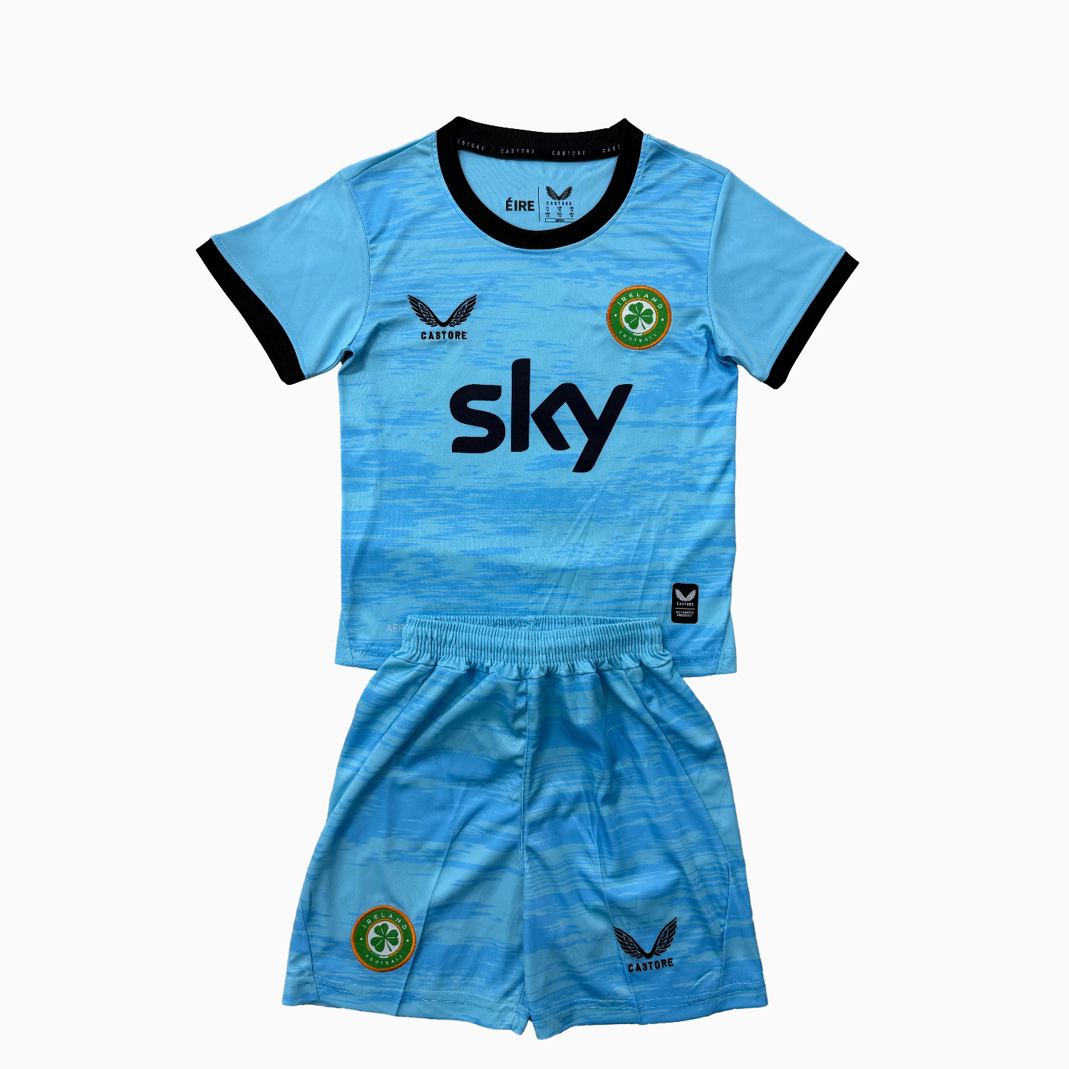 Ireland 2026 Blue Goalkeeper Men's Adult Jersey Set - Fans Version - ManixJersey