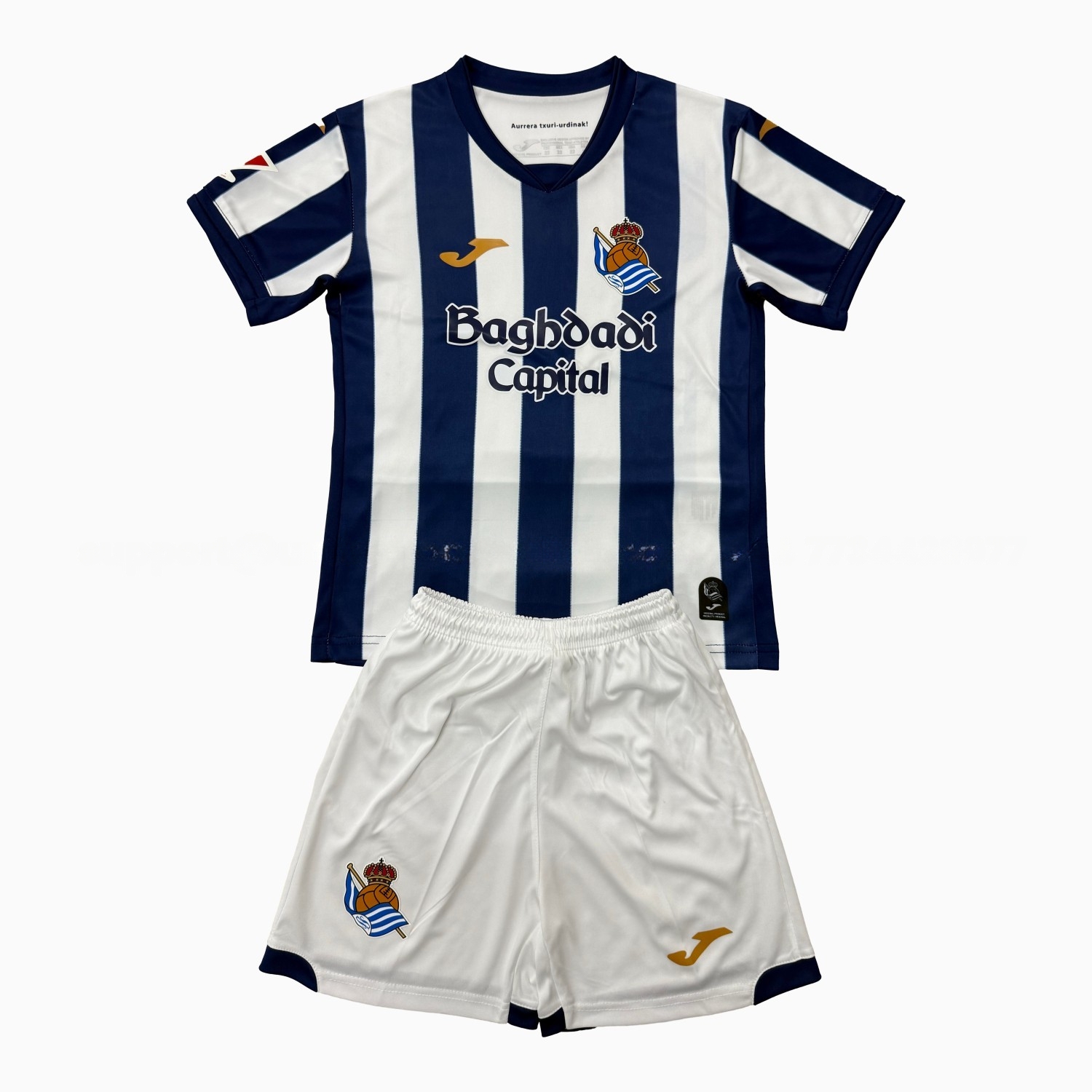 Real Sociedad 26-27 Home Men's Adult Jersey Set - Fans Version - ManixJersey