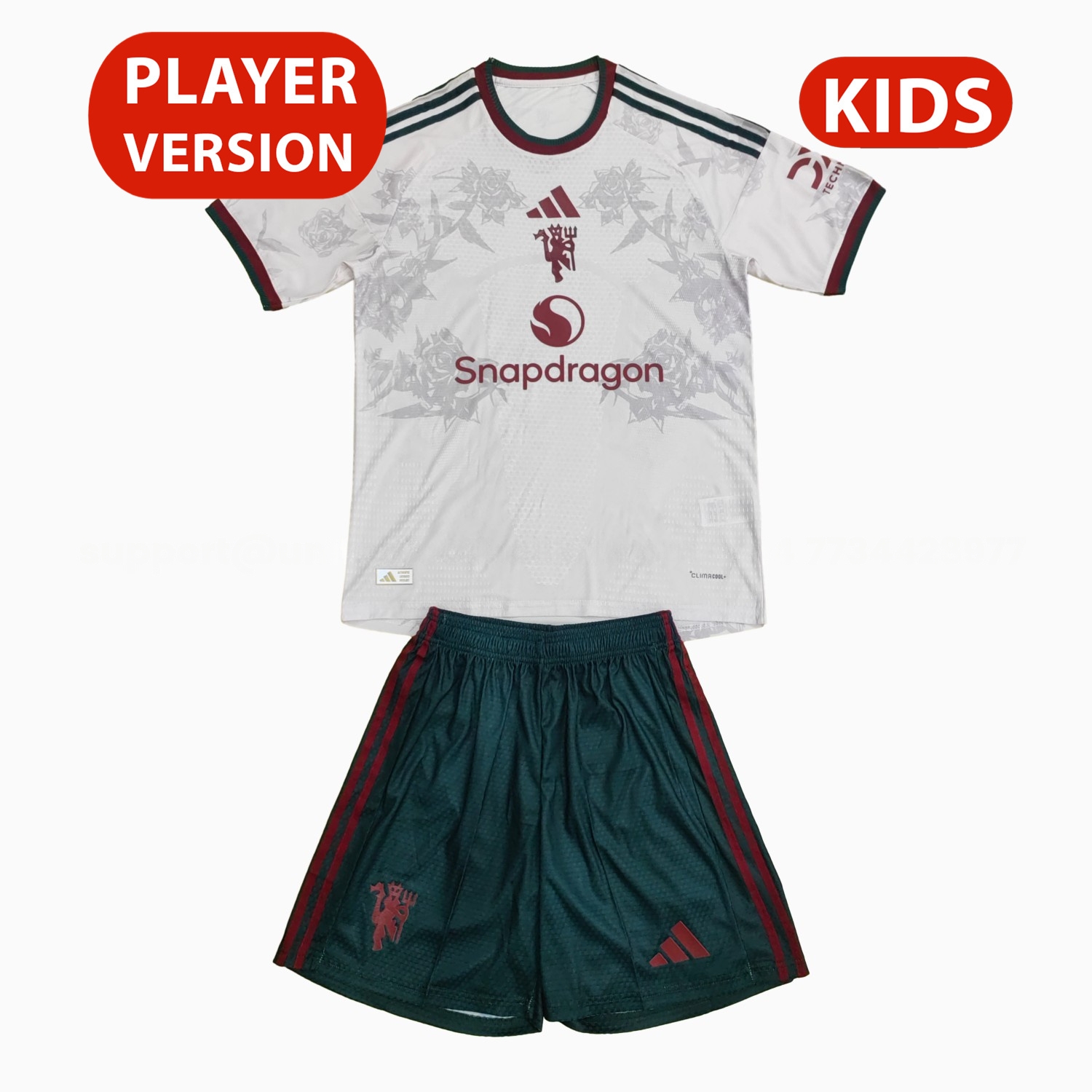 Manchester United 26-27 Third Kids Kit - Player Version - ManixJersey