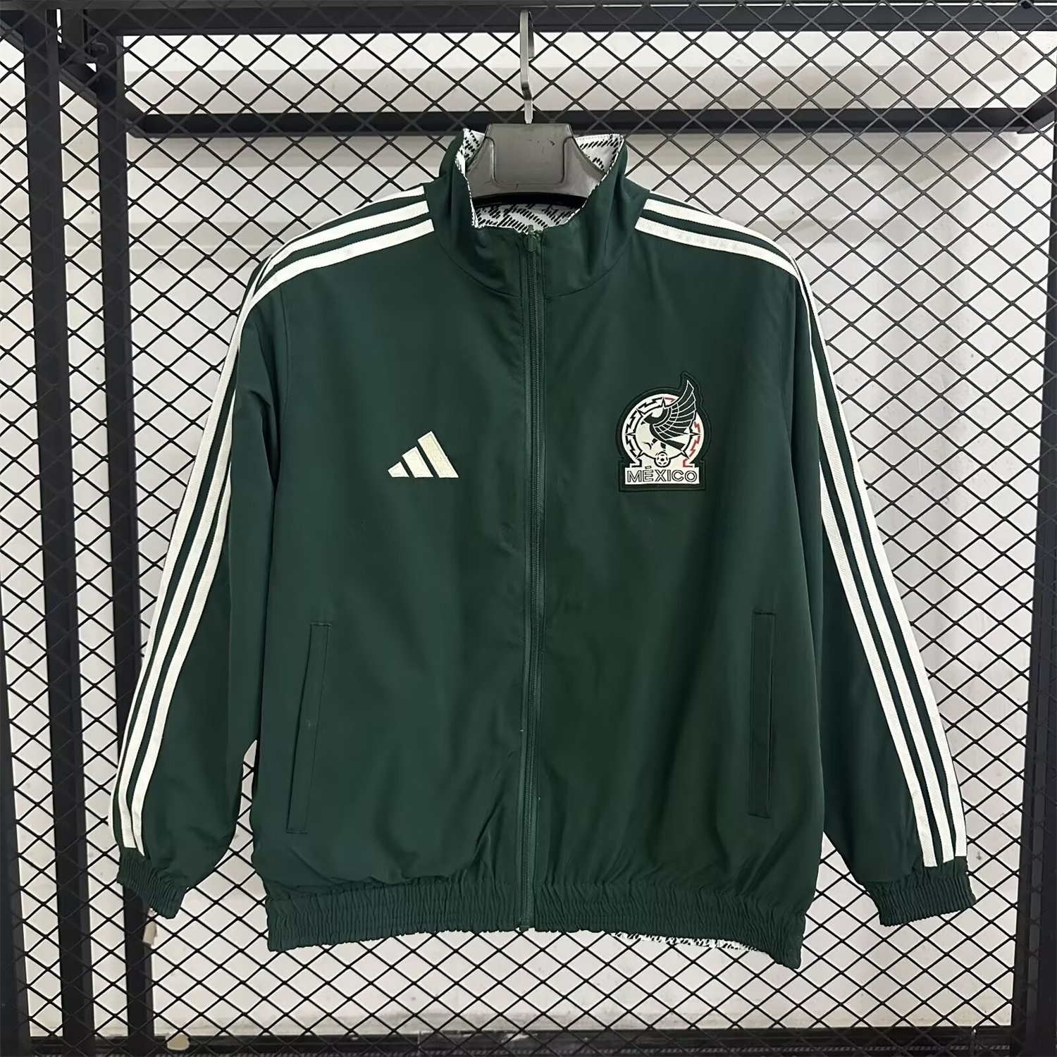 Mexico 25-26 Windbreaker Jacket - Dark Green - ManixJersey