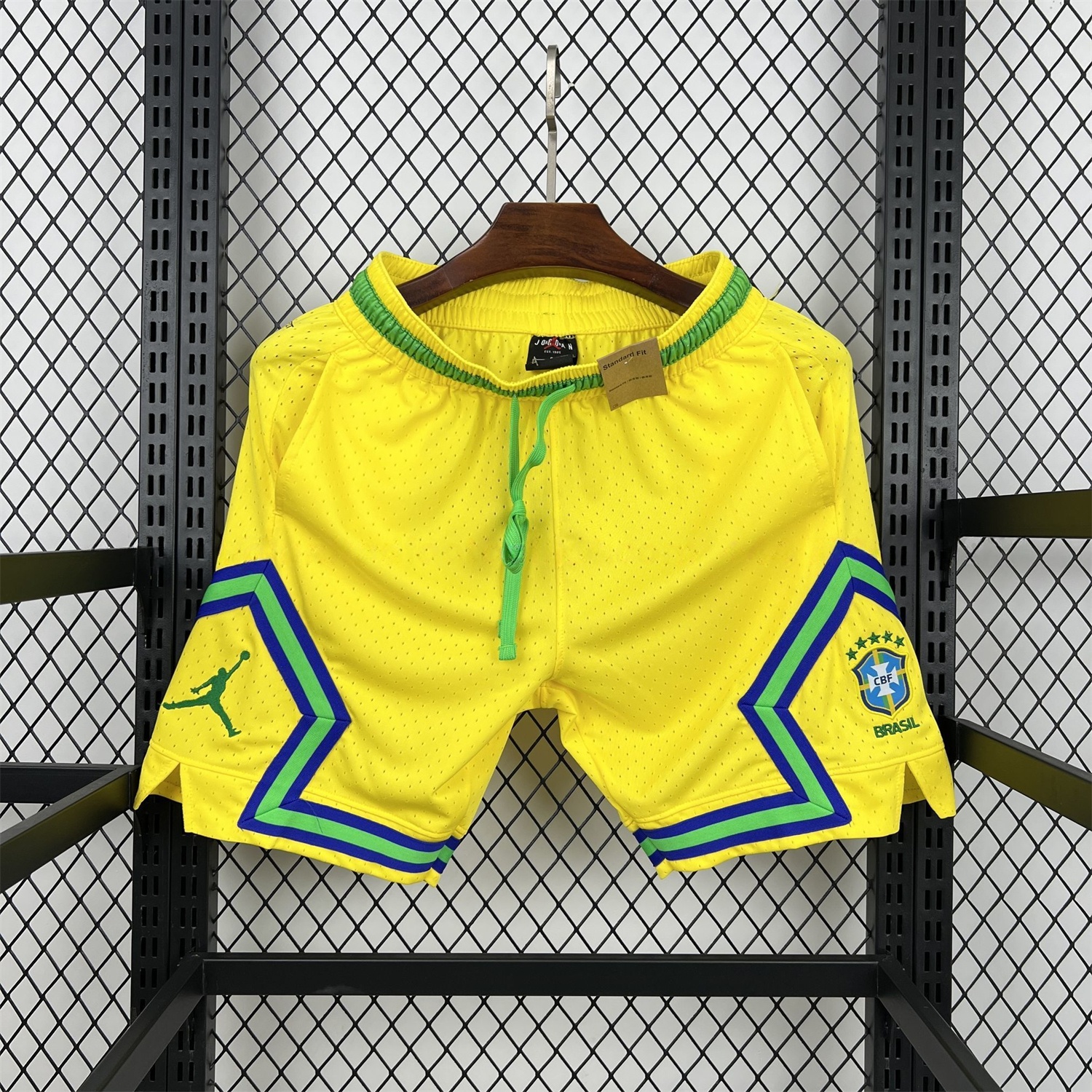 Brazil 2026 Yellow Casual Shorts - Fans Version - ManixJersey