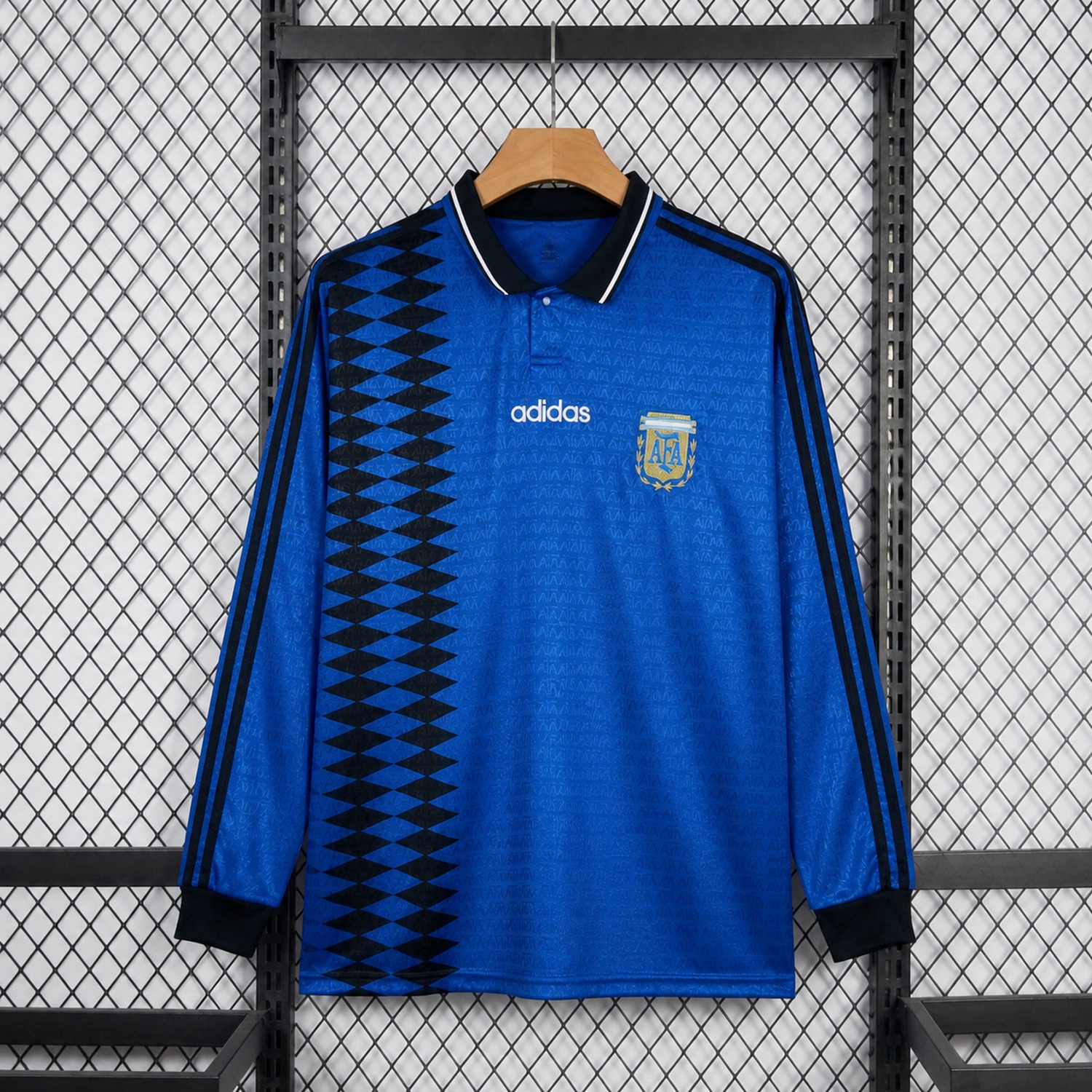 Retro Argentina 1994 Away Long Sleeves Jersey - ManixJersey