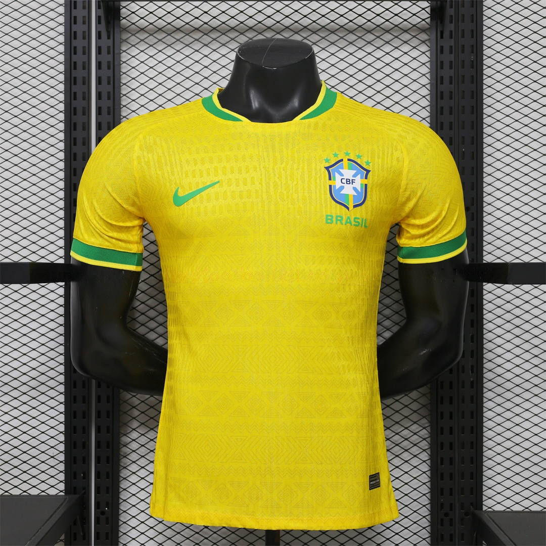 Brazil 2026 Green Edge Yellow Special Jersey - Player Version - ManixJersey