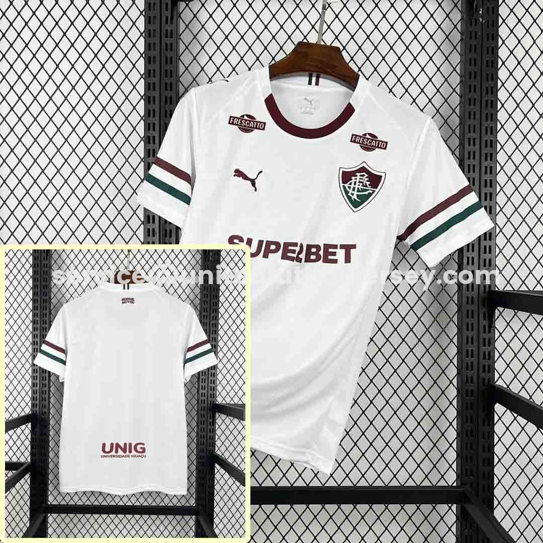 Fluminense 26-27 Away Jersey With All Sponsors - Fans Version - ManixJersey