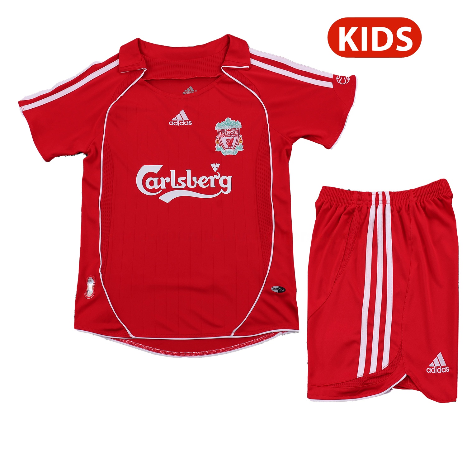 Retro Liver.pool 2006-08 Home Kids Kit - ManixJersey