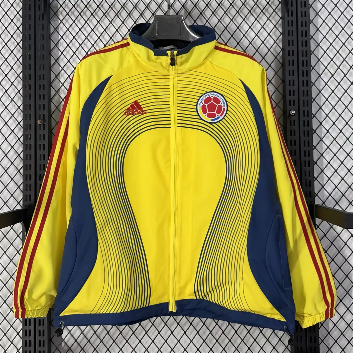 Colombia 2026 Retro Style Windbreaker Jacket - Yellow - ManixJersey