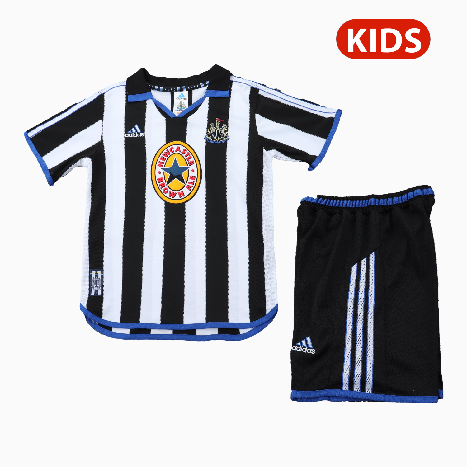 Retro Newcastle United 1999-00 Home Kids Kit - ManixJersey