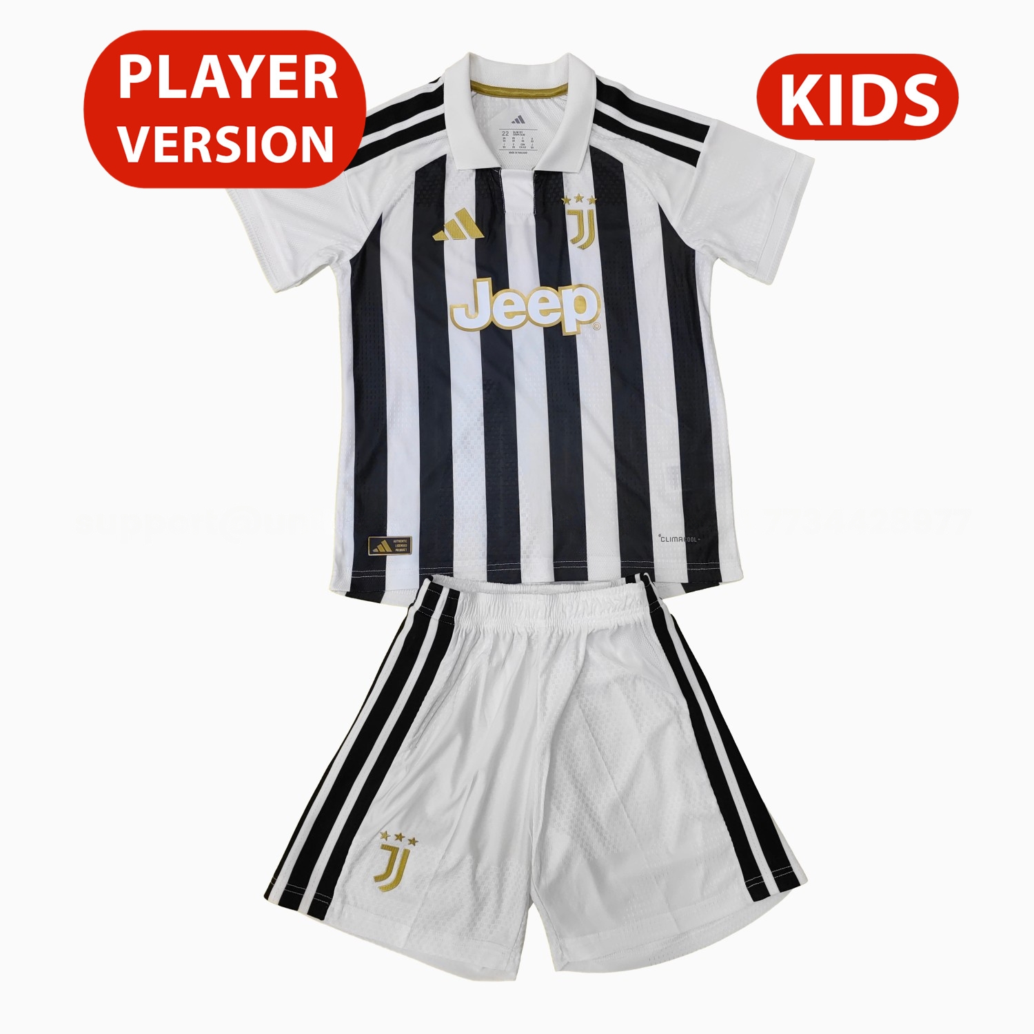 Juventus 26-27 Home Kids Kit - Player Version - ManixJersey
