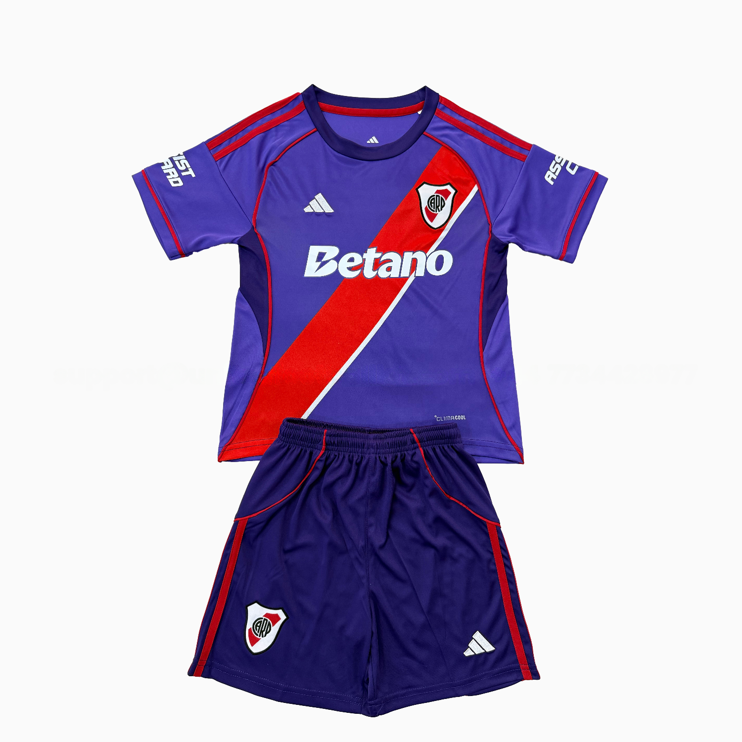 River Plate 26-27 Purple Men's Adult Jersey Set - Fans Version - ManixJersey