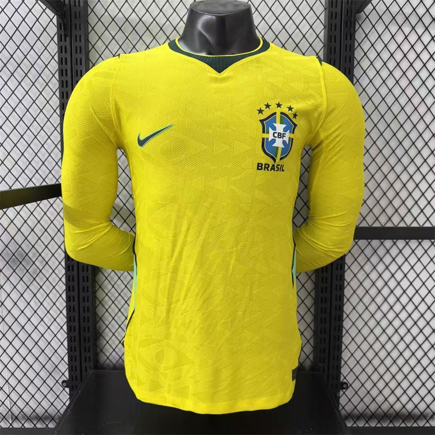 Brazil 2026 Home Long Sleeves Jersey - Player Version - ManixJersey