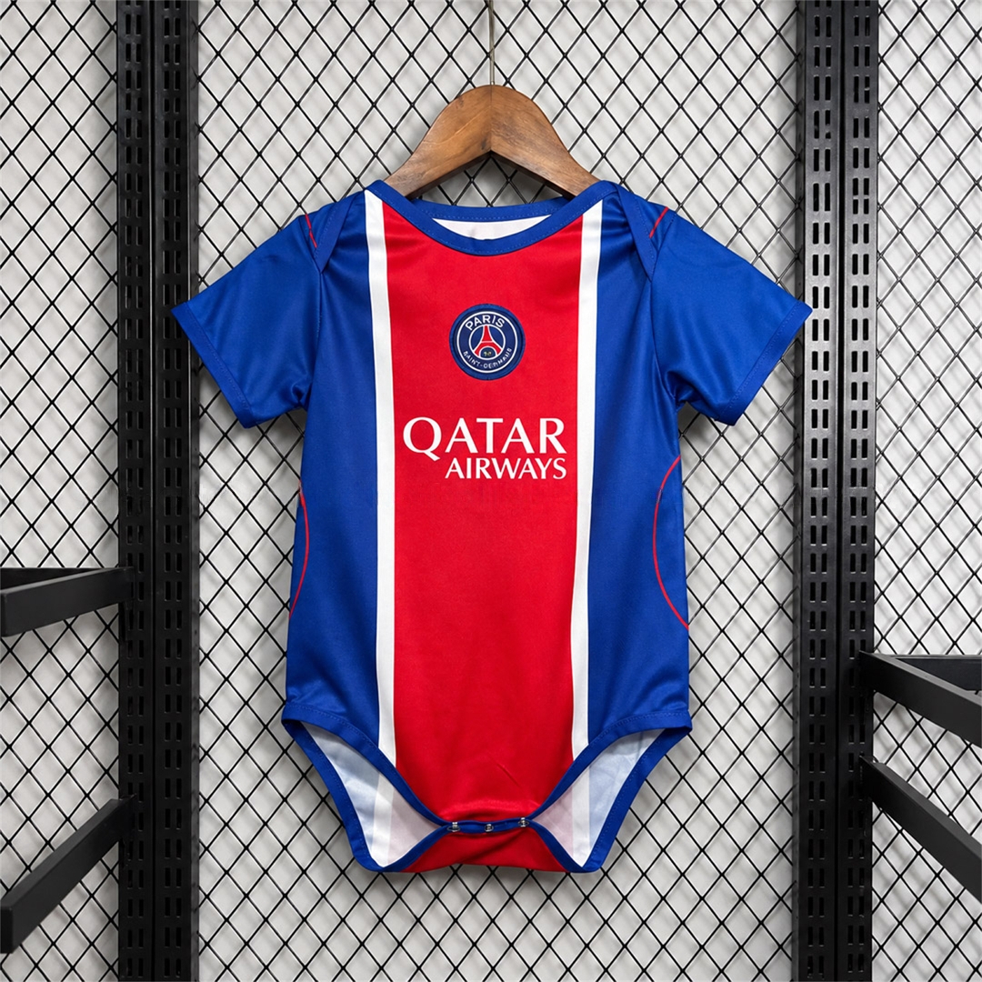 Paris Saint-Germain PSG 26-27 Home Baby Crawling Suit - ManixJersey