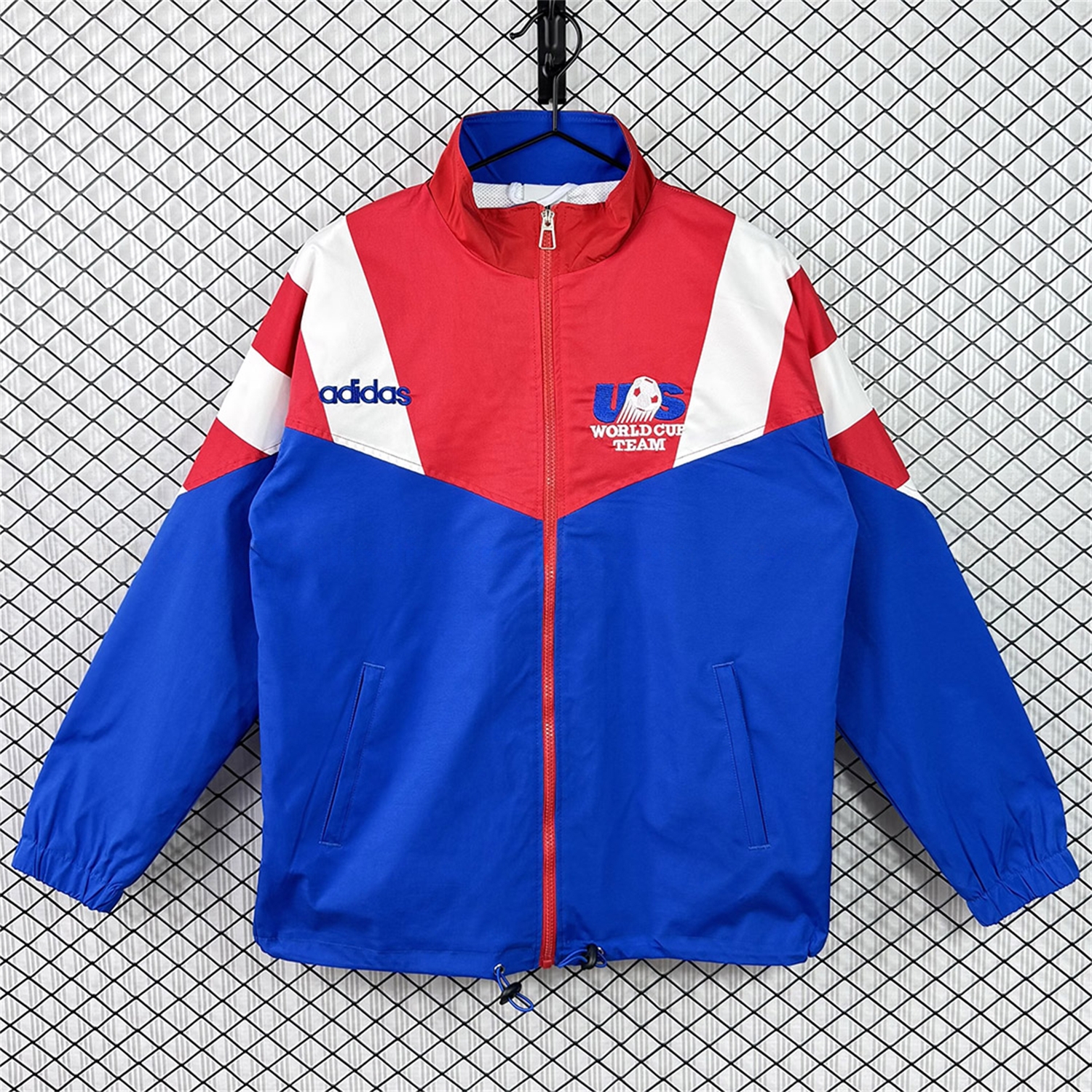 Retro United States USA 1994 Windbreaker - Blue With Red - ManixJersey