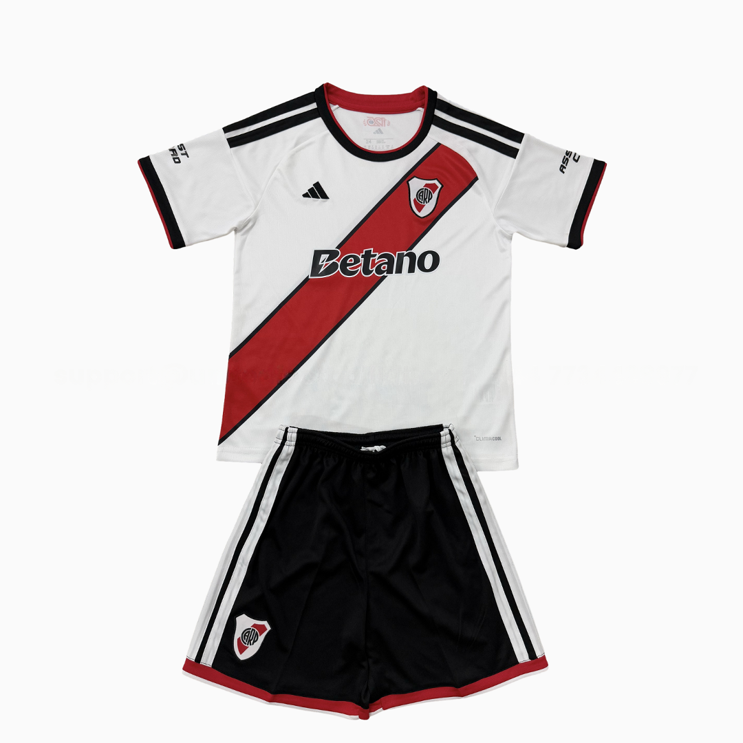 River Plate 26-27 Home Men's Adult Jersey Set - Fans Version - ManixJersey