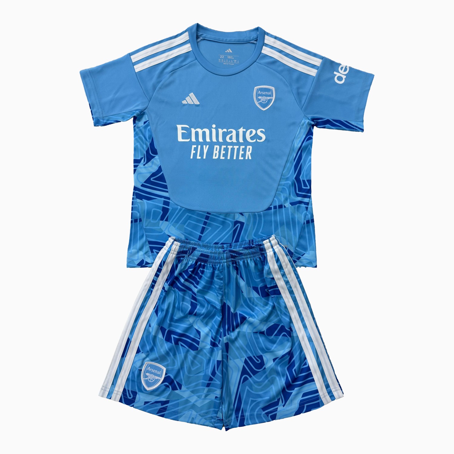 Arsenal 26-27 Sky Blue Goalkeeper Men's Adult Jersey Set - Fans Version - ManixJersey