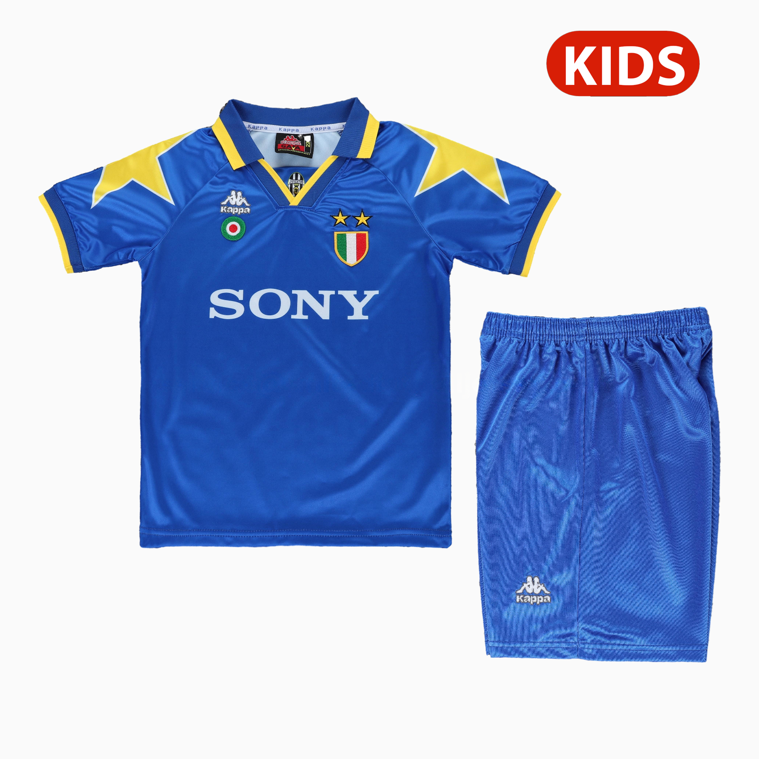 Retro Juventus 1995-96 Away Kids Kit - ManixJersey