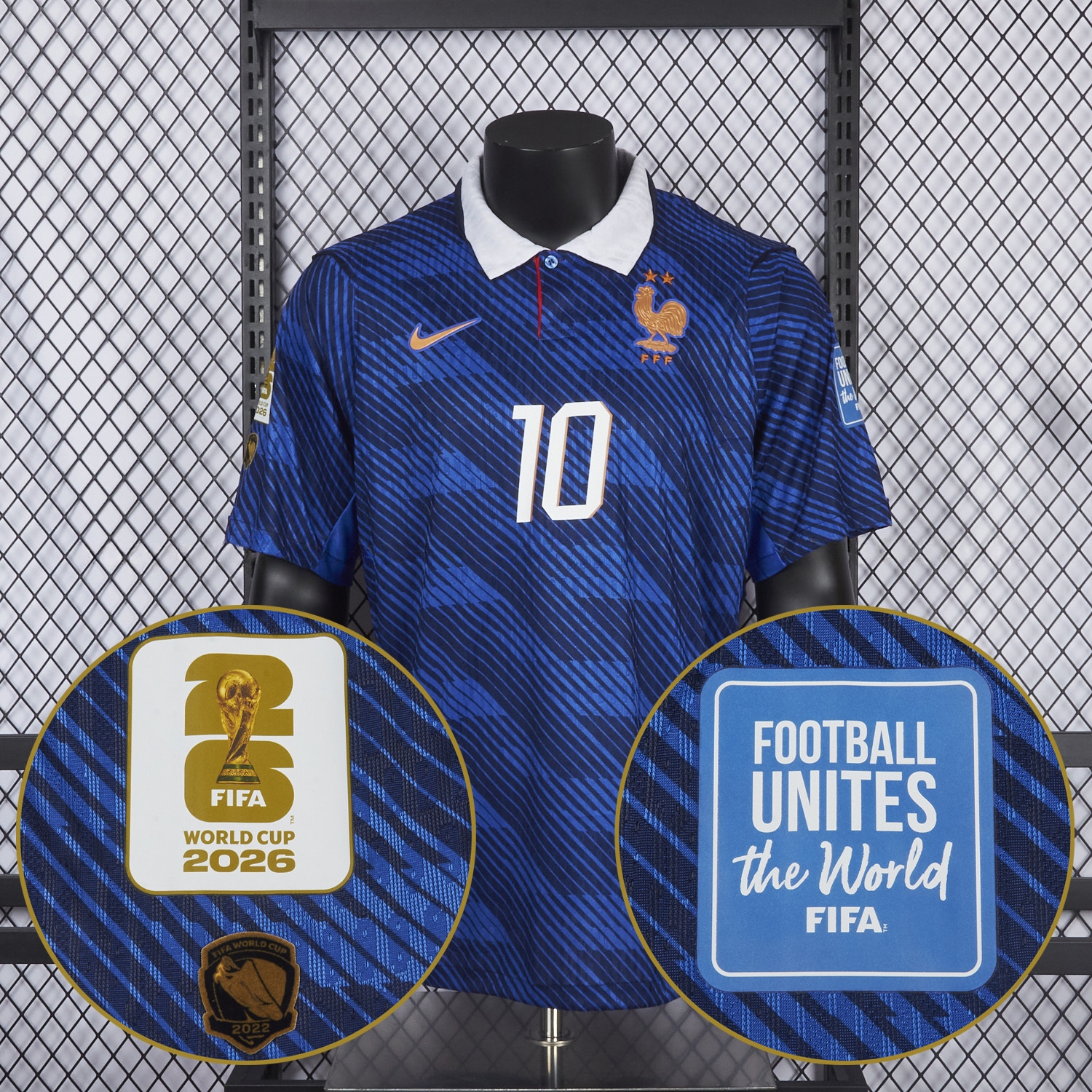 【MBAPPE # 10】France 2026 Home Jersey - Player Version - ManixJersey