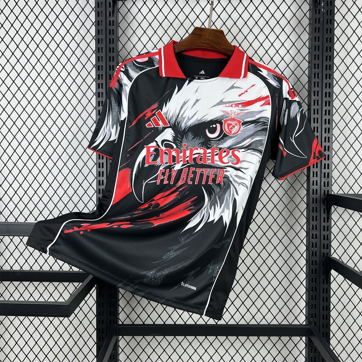 Benfica 25-26 White Eagle Black Special Jersey - Fans Version - ManixJersey