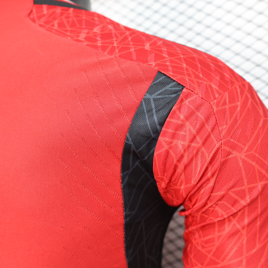 Manchester United 23-24 Home Long Sleeve Jersey - Player Version - ManixJersey