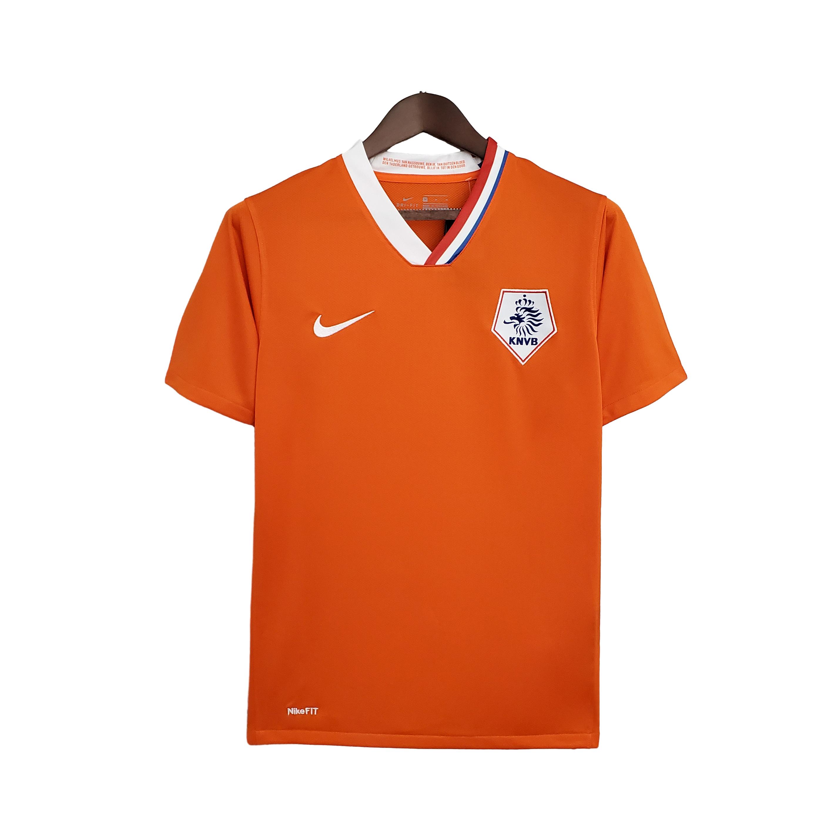 Retro Netherlands 2008 Home Stadium Jersey - ManixJersey