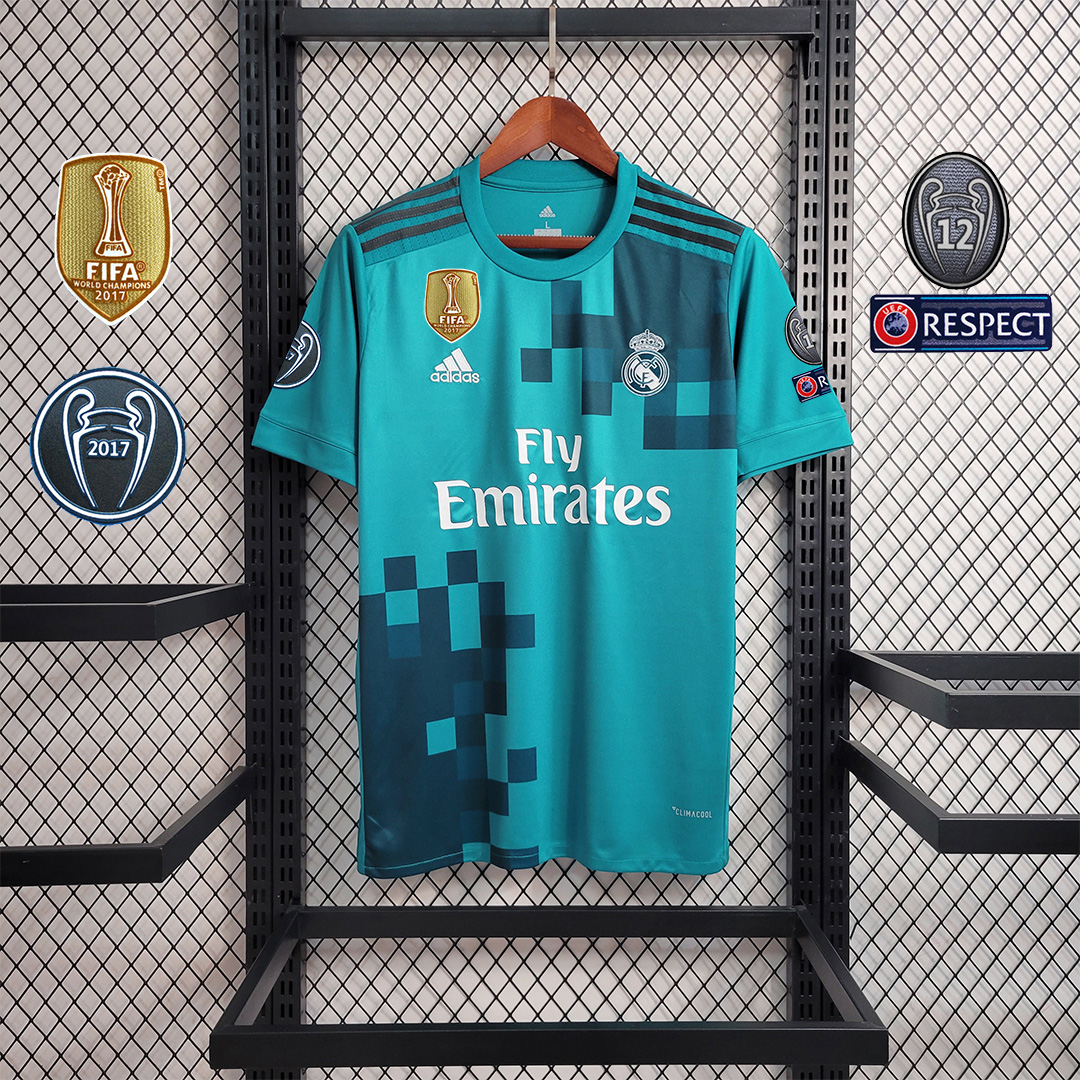 Real Madrid Retro 17-18 Third Shirt - ManixJersey