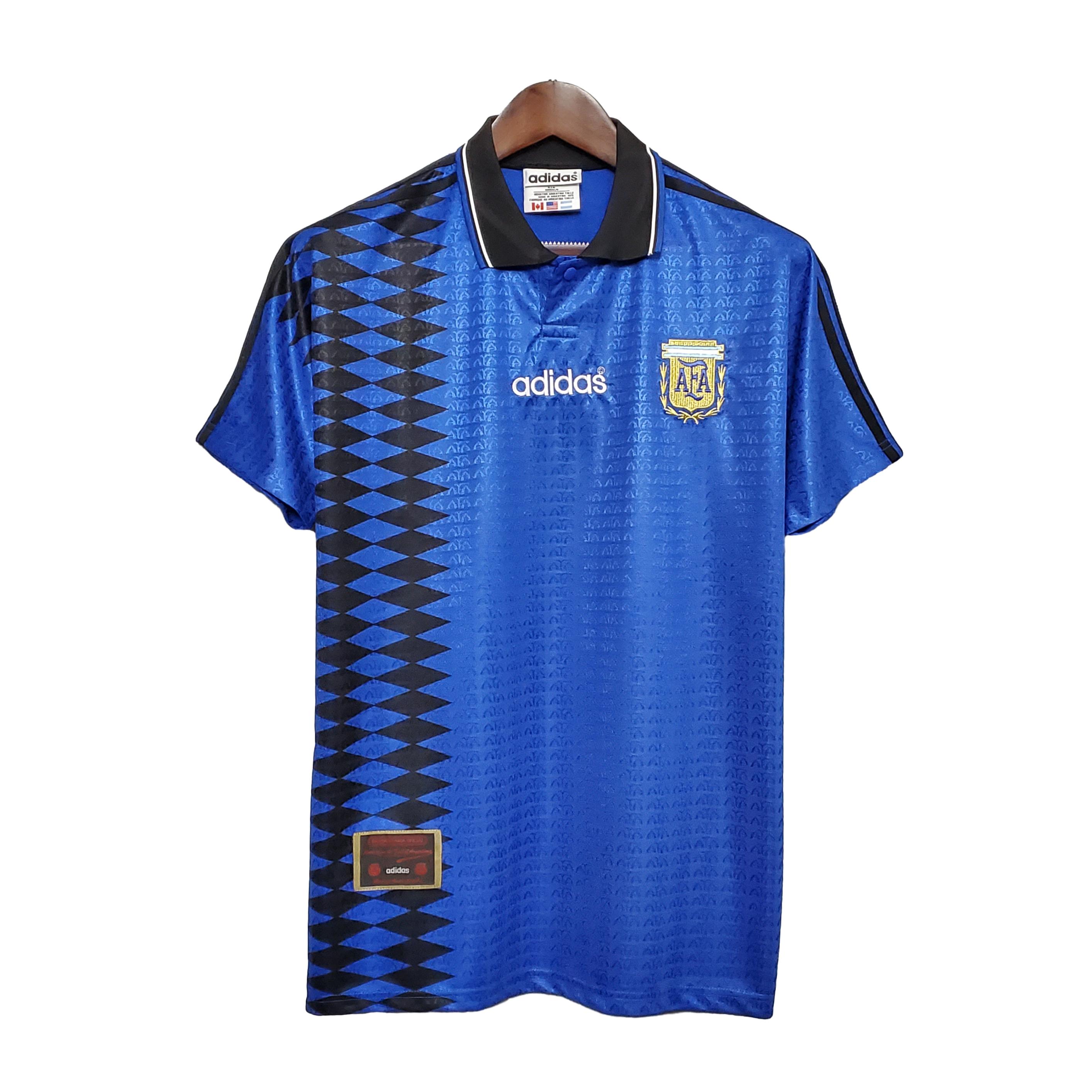Retro Argentina 1994 Away Stadium Jersey - ManixJersey
