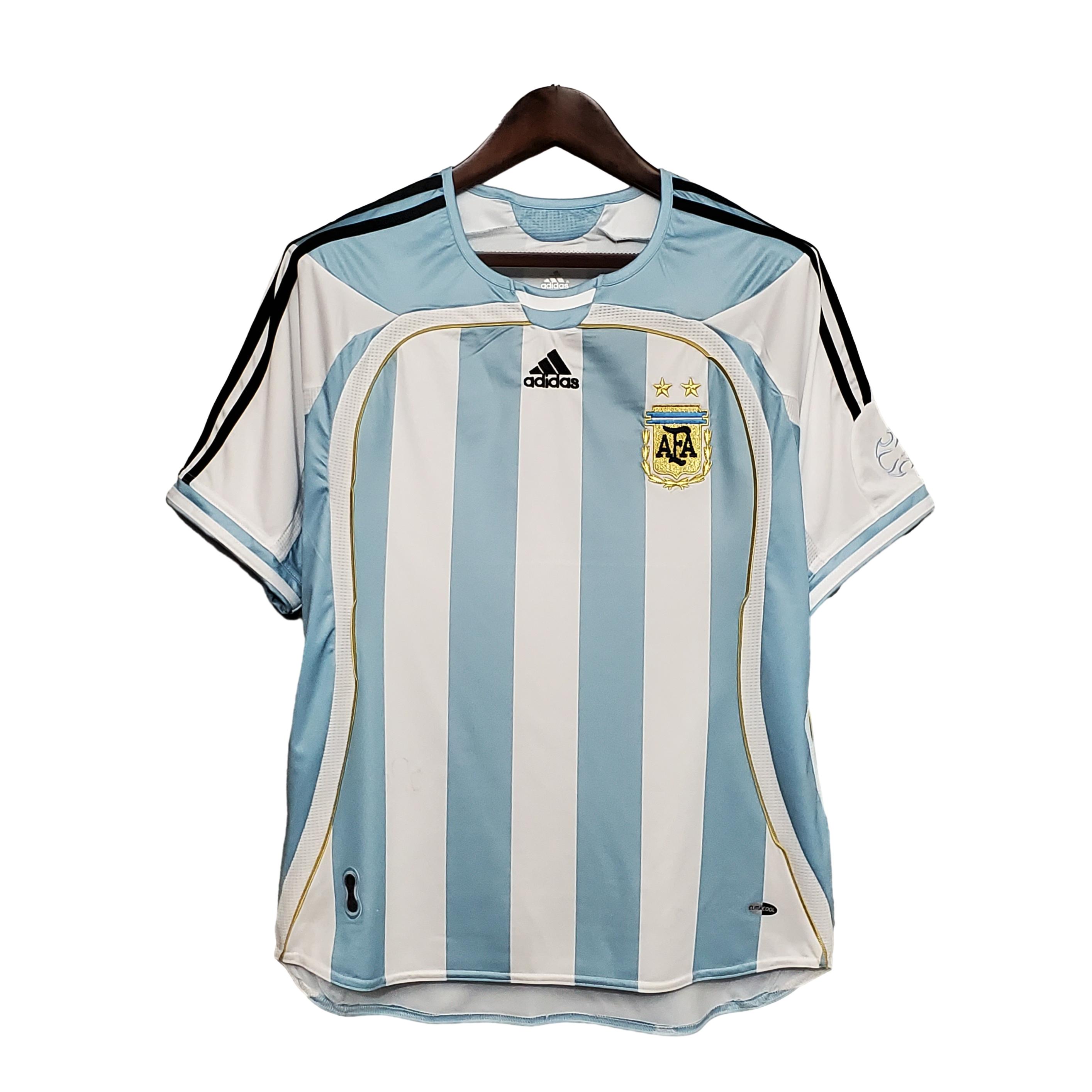 Retro Argentina 2006 Home Stadium Jersey - ManixJersey