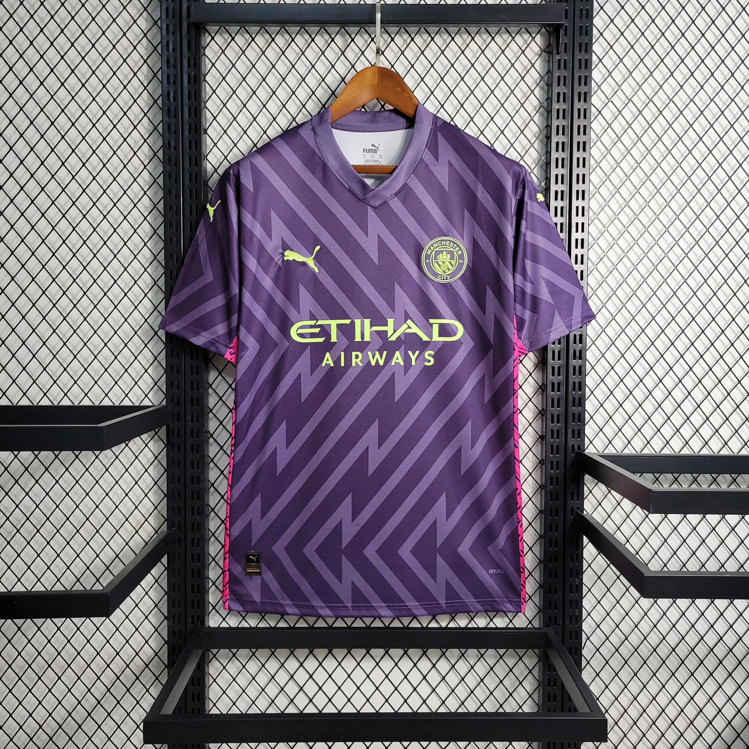 23-24 Manchester City Purple Goal Keeper Fans Jersey - ManixJersey