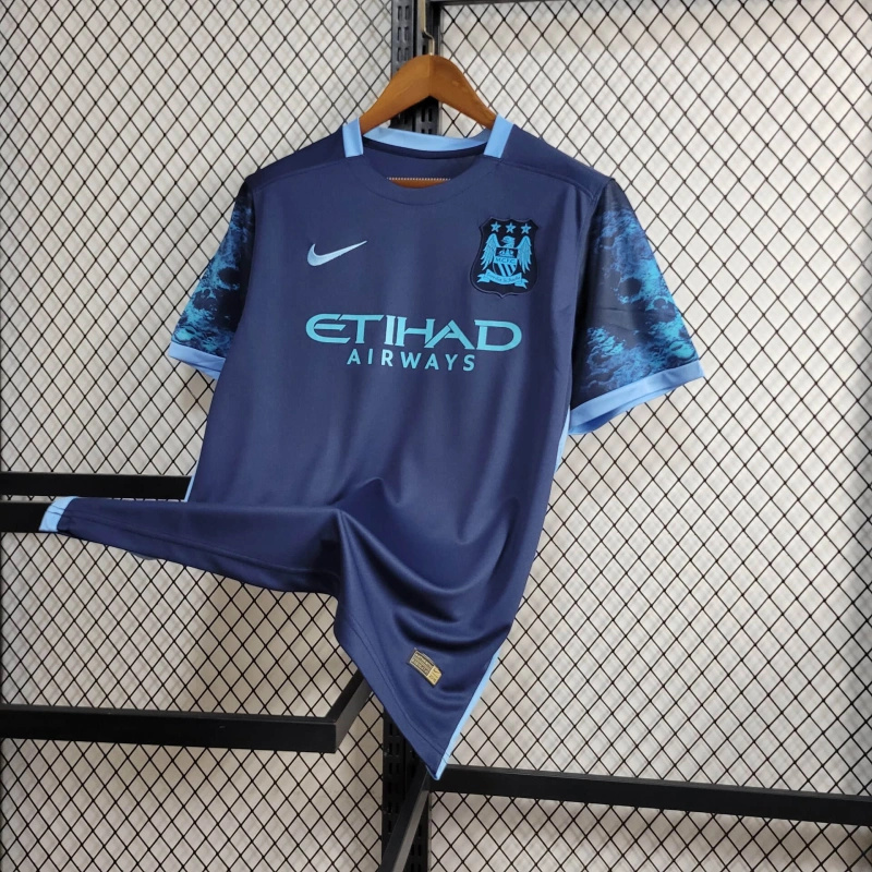 Retro Manchester City 2015-16 Away Stadium Jersey - ManixJersey