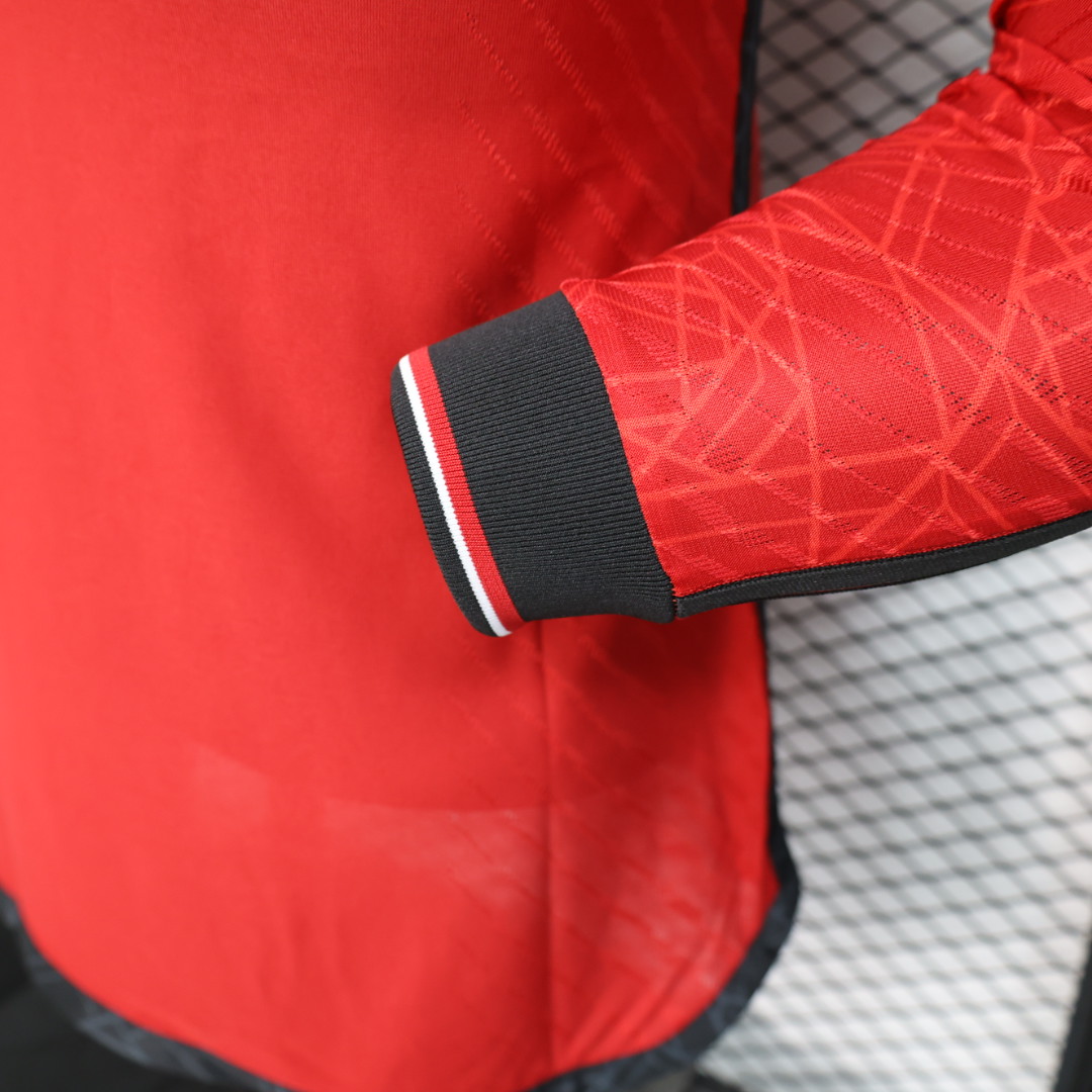 Manchester United 23-24 Home Long Sleeve Jersey - Player Version - ManixJersey