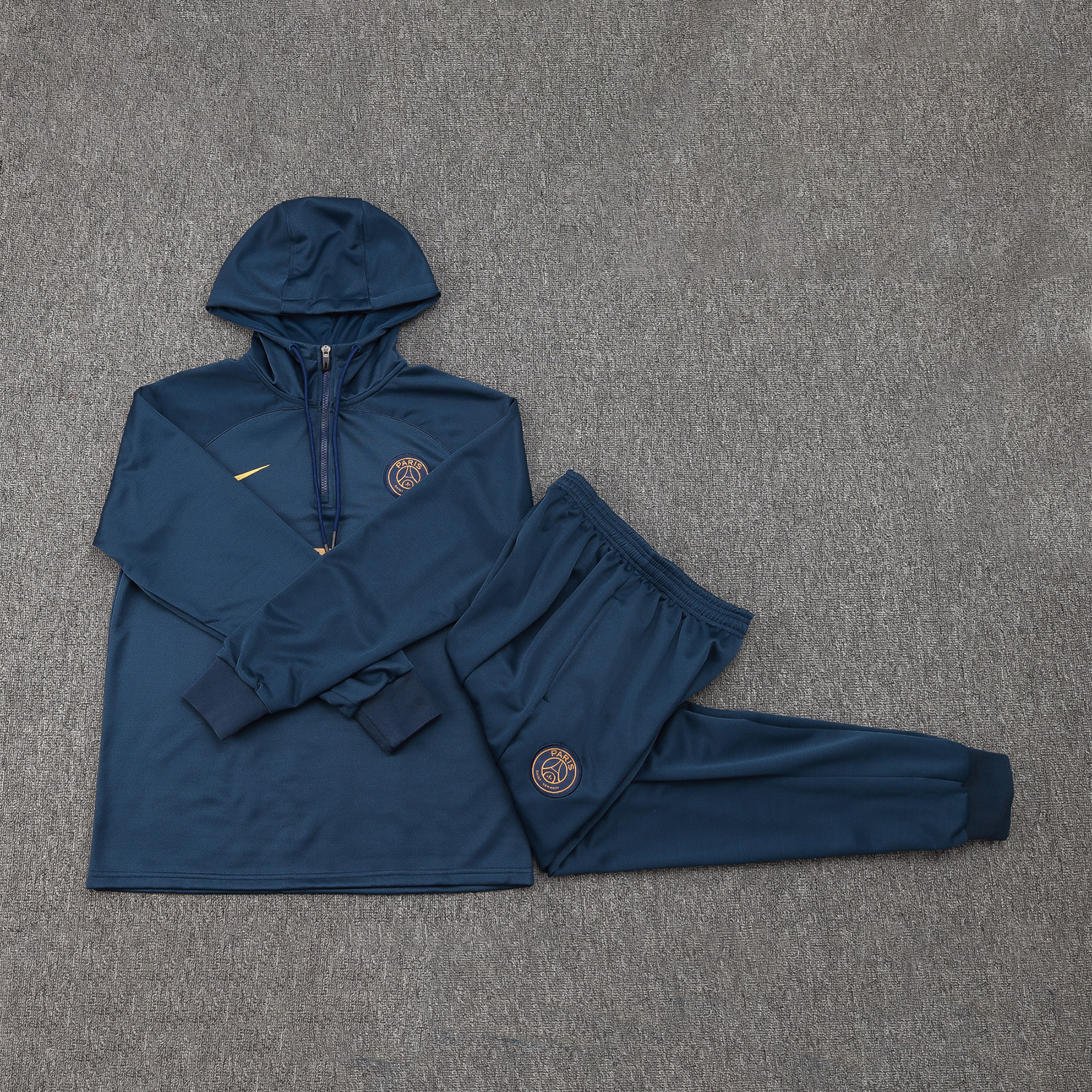 Paris Saint-Germain PSG 23-24 Men's Training Hoodie + Pants - Blue - ManixJersey