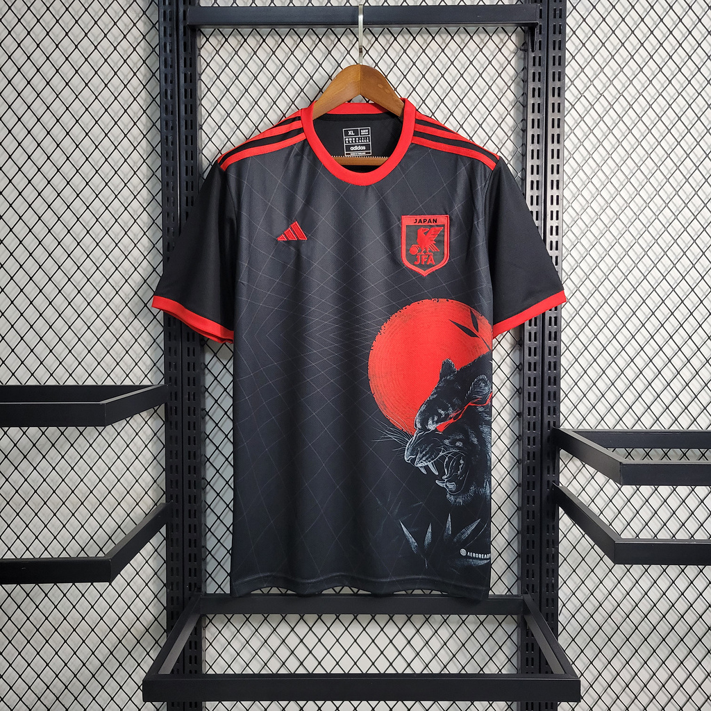 Japan 23-24 Black Leopard Head Special Edition Jersey - Fans Version - ManixJersey