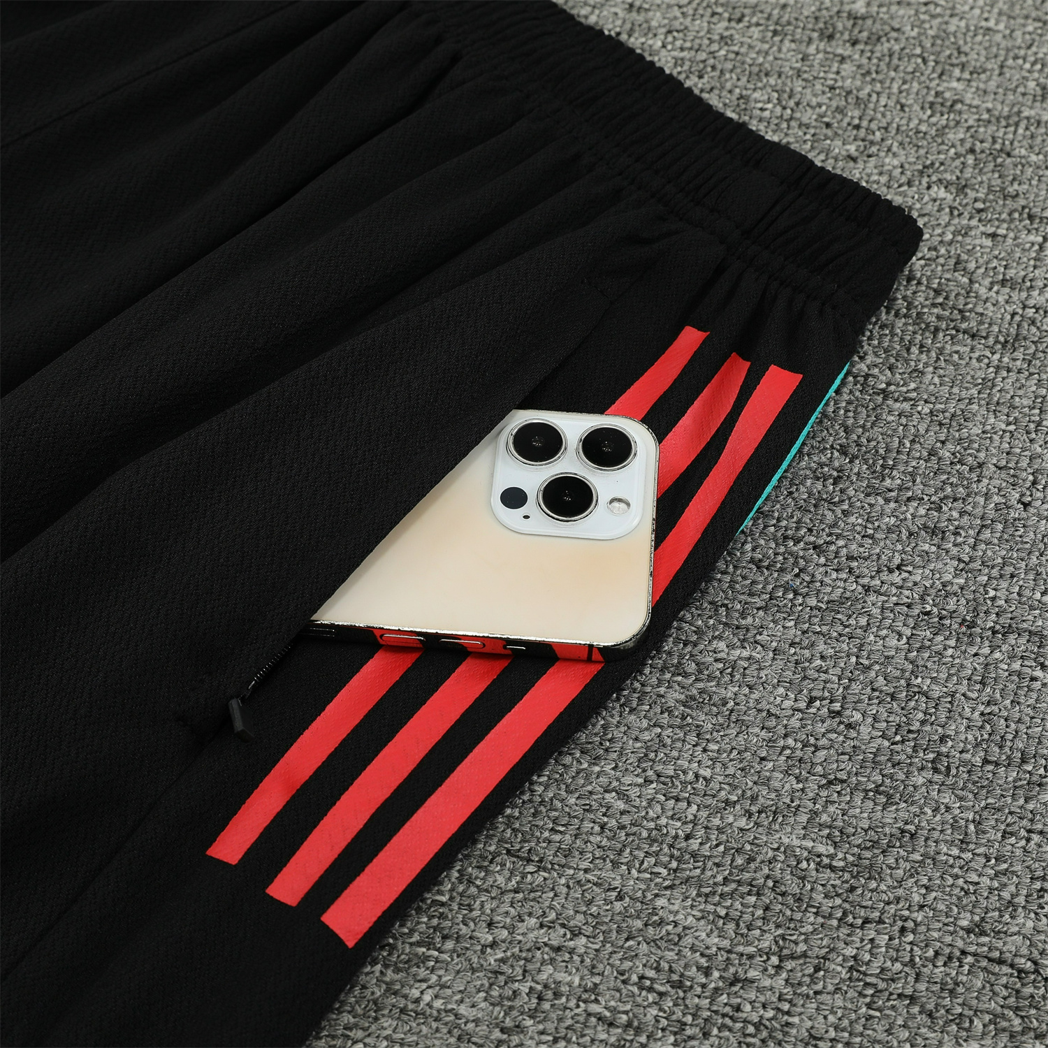 Manchester United 23-24 Black Player Vest Training Set - ManixJersey