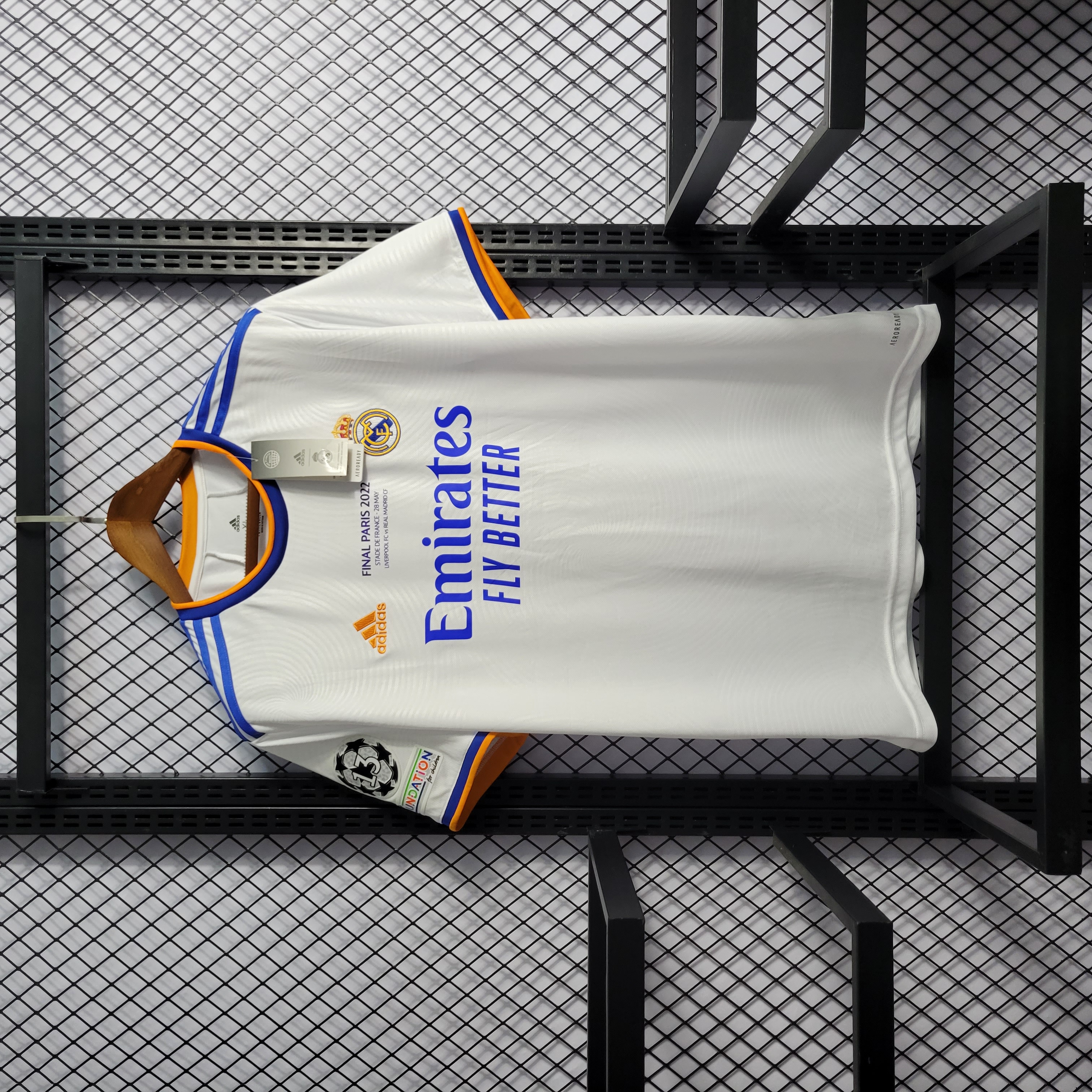 Retro Real Madrid 21-22 Home Stadium Jersey - Champions League Final - ManixJersey