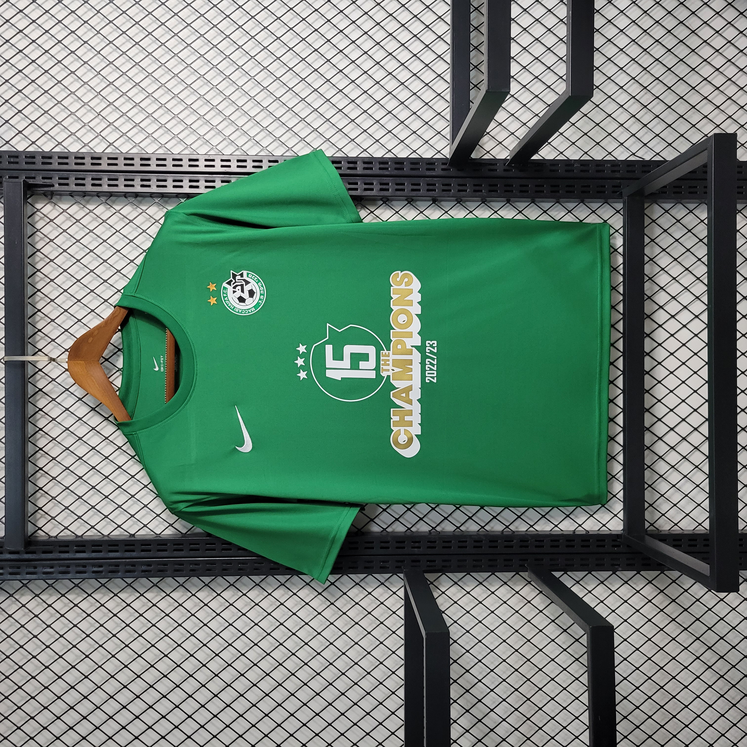 23-24 Maccabi Green Champions Jersey - ManixJersey