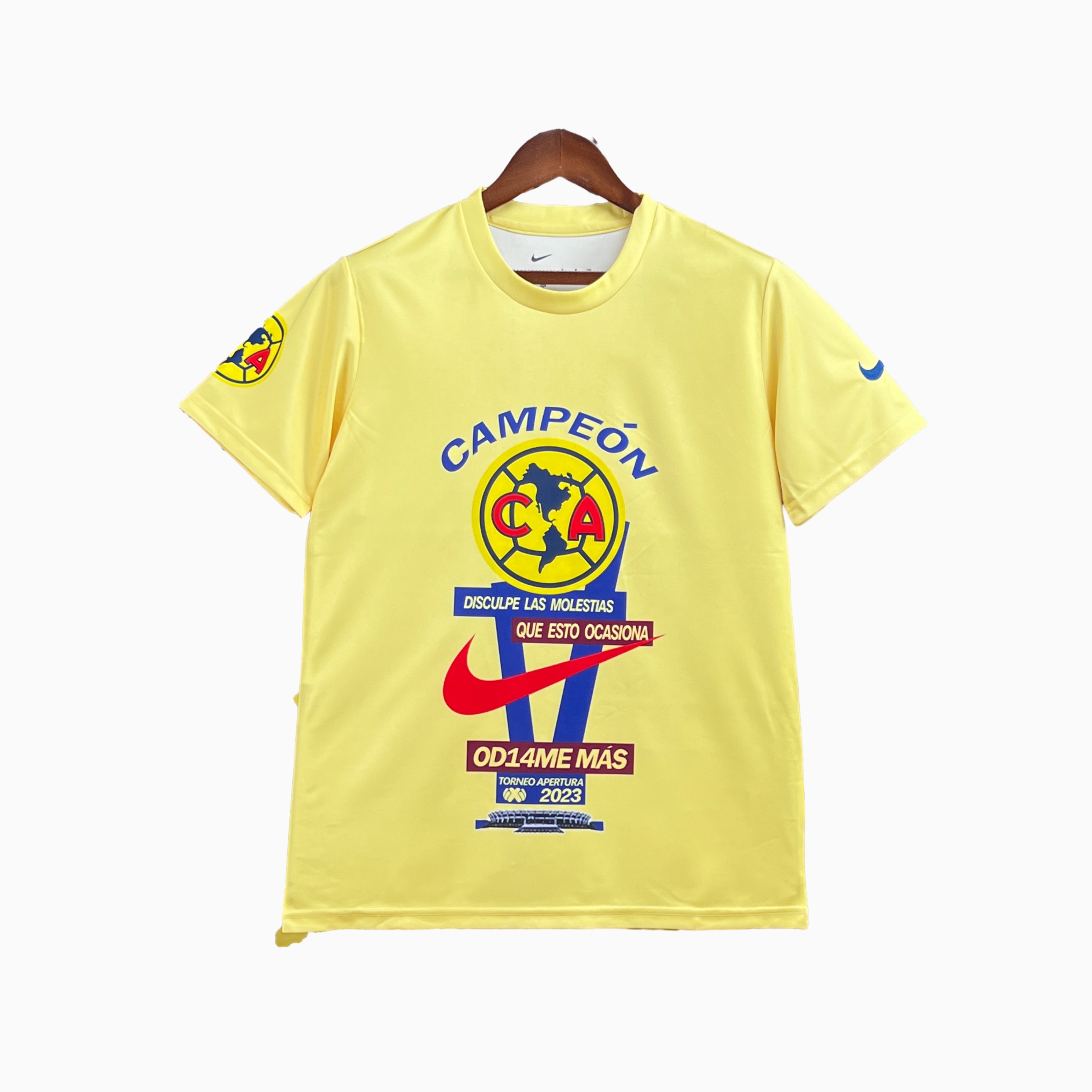América 23-24 Champion Commemorative Edition Jersey - Fans Version - Yellow - ManixJersey