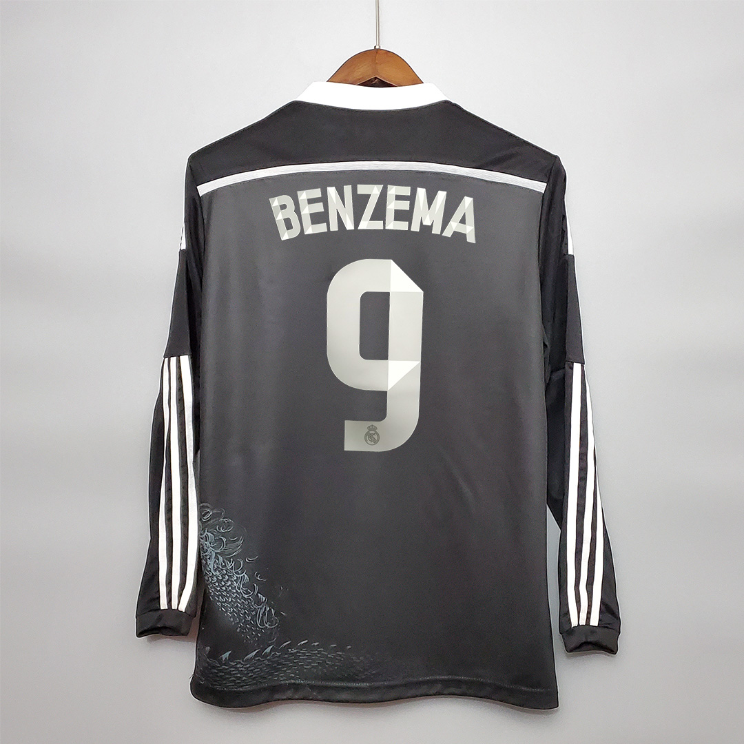 Real Madrid Retro 14-15 Third Away Long Sleeve Jersey - ManixJersey