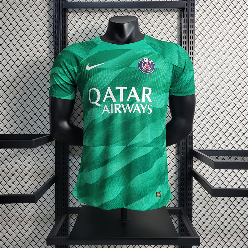 23/24 Paris Saint-Germain PSG Green Goalkeeper Jersey - Player Version - ManixJersey
